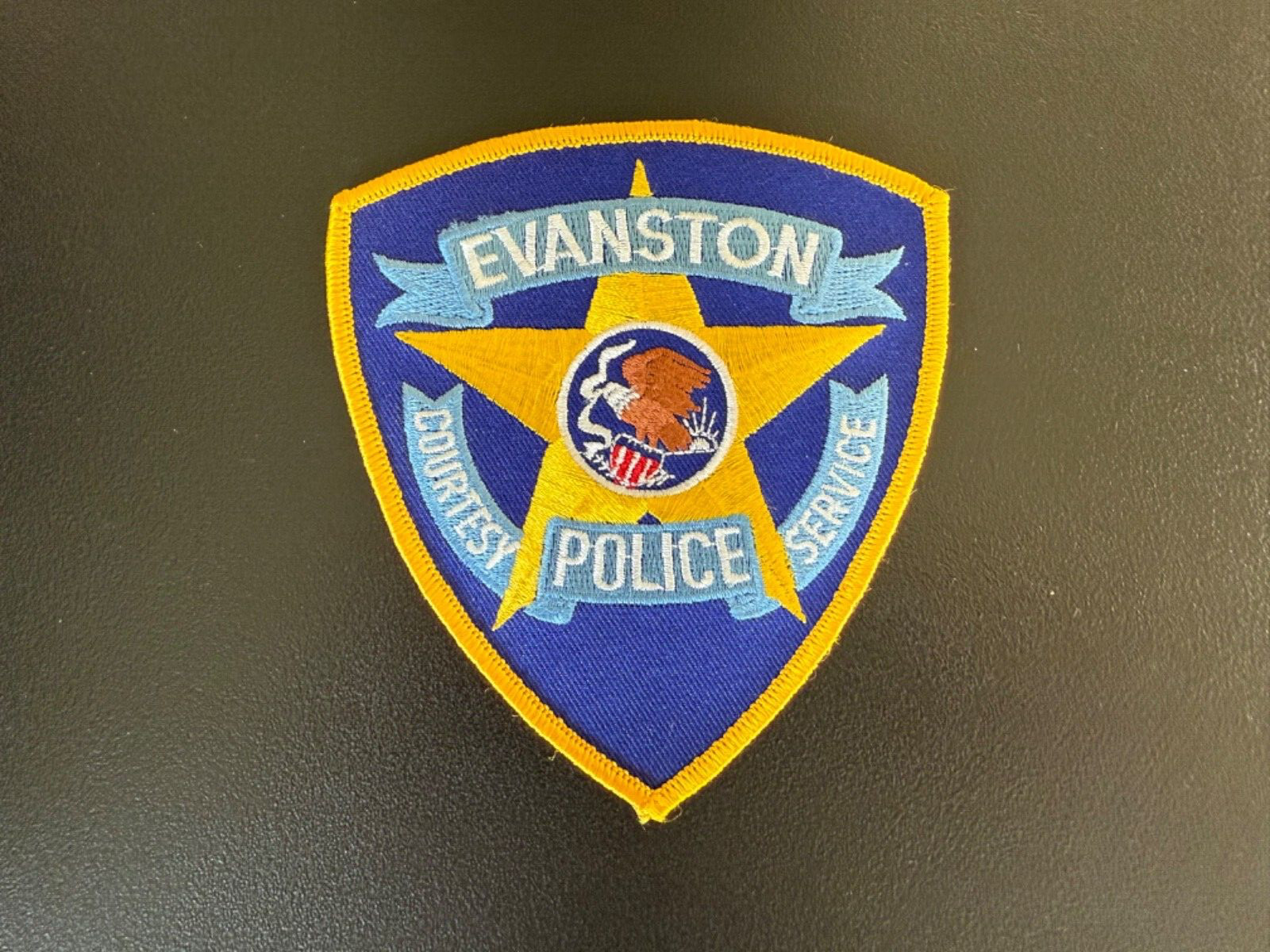 Embroidered Police Patch - Evanston, Illinois - New, Unused
