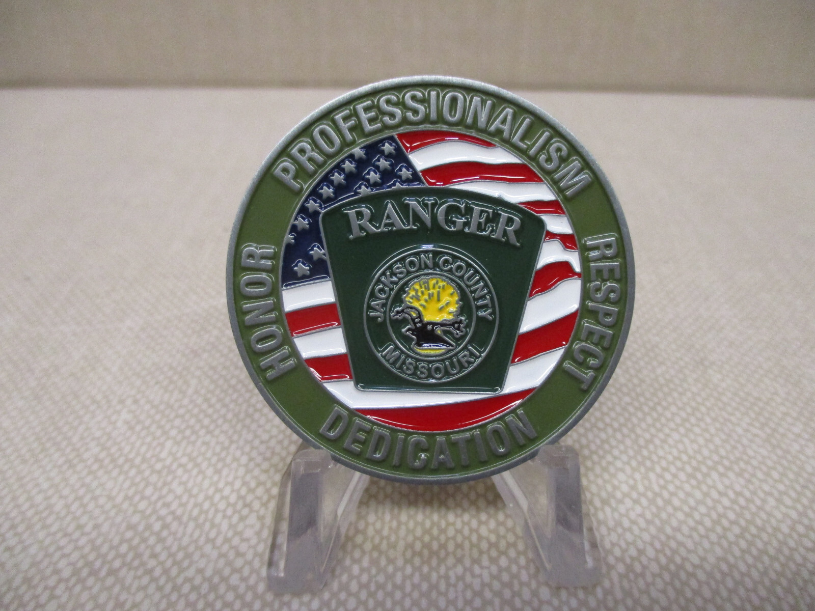 JACKSON COUNTY, MO PARK RANGER CHALLENGE COIN
