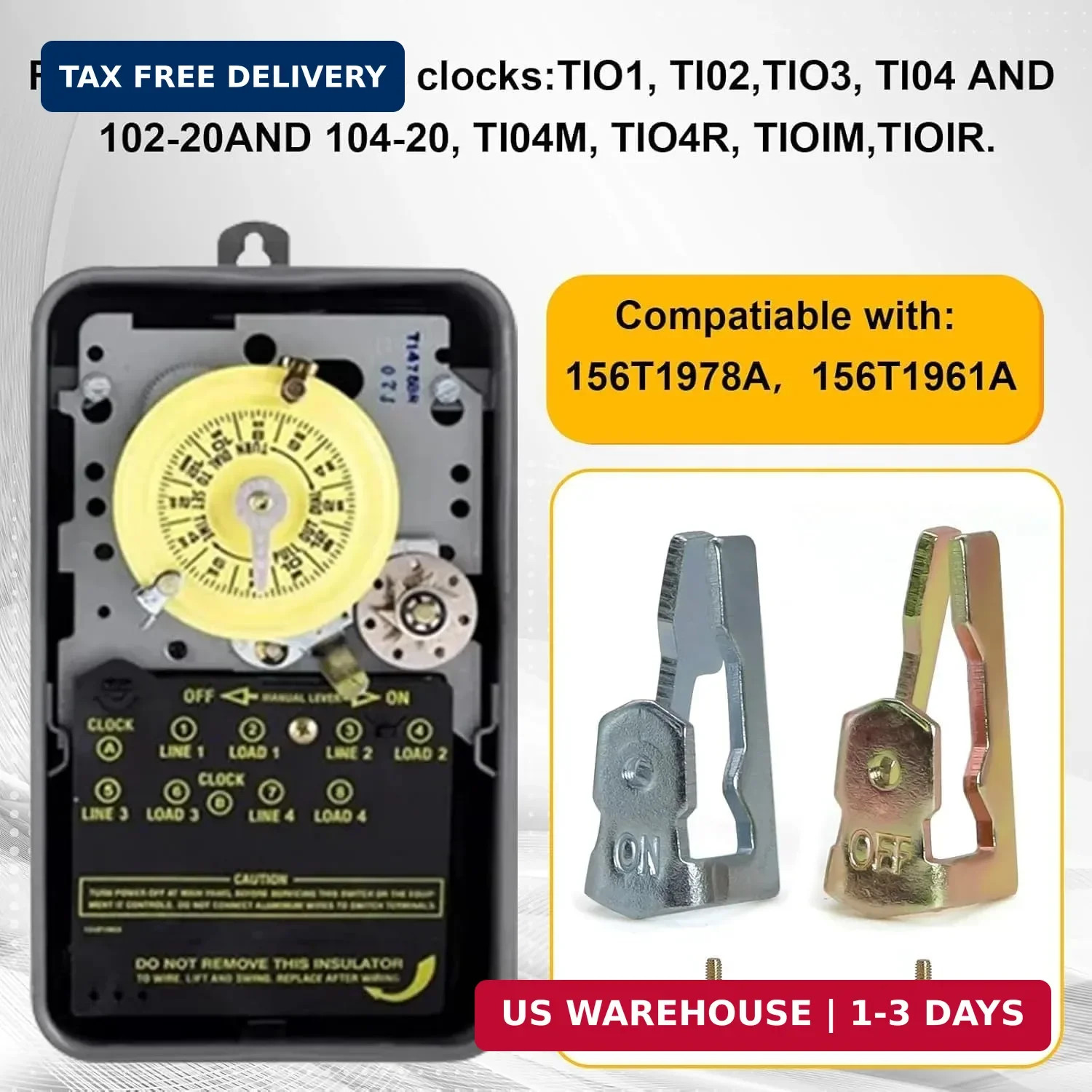 6 Pcs Time Switch Replacement Trippers Kit Compatible with Intermatic 156T1978A