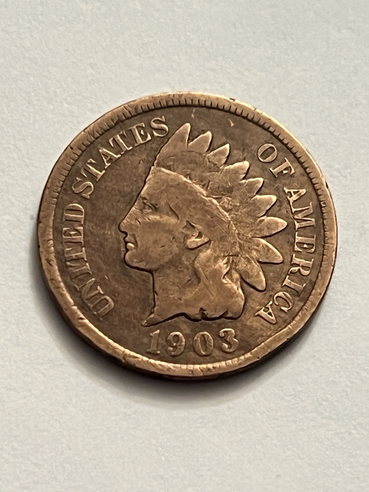 1903 Indian Head Cent Penny BN506