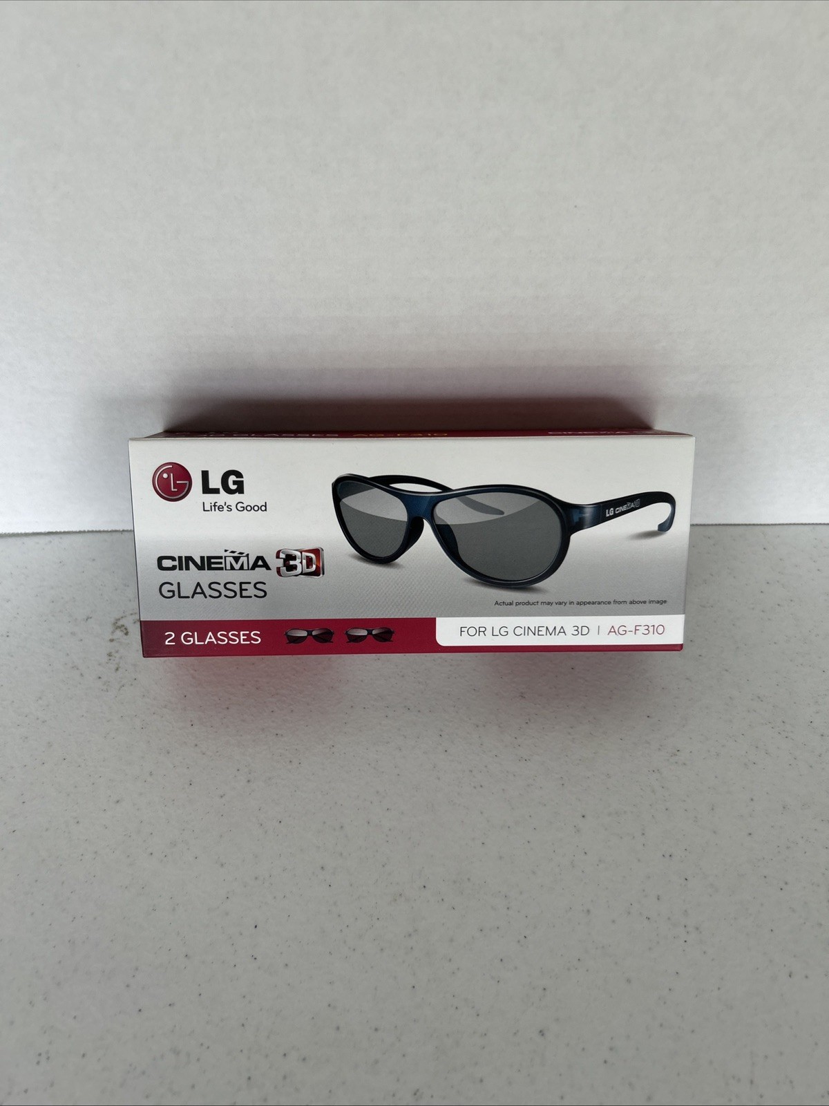 LG Cinema 3D Glasses - 2-Pack - #AG-F310 - New