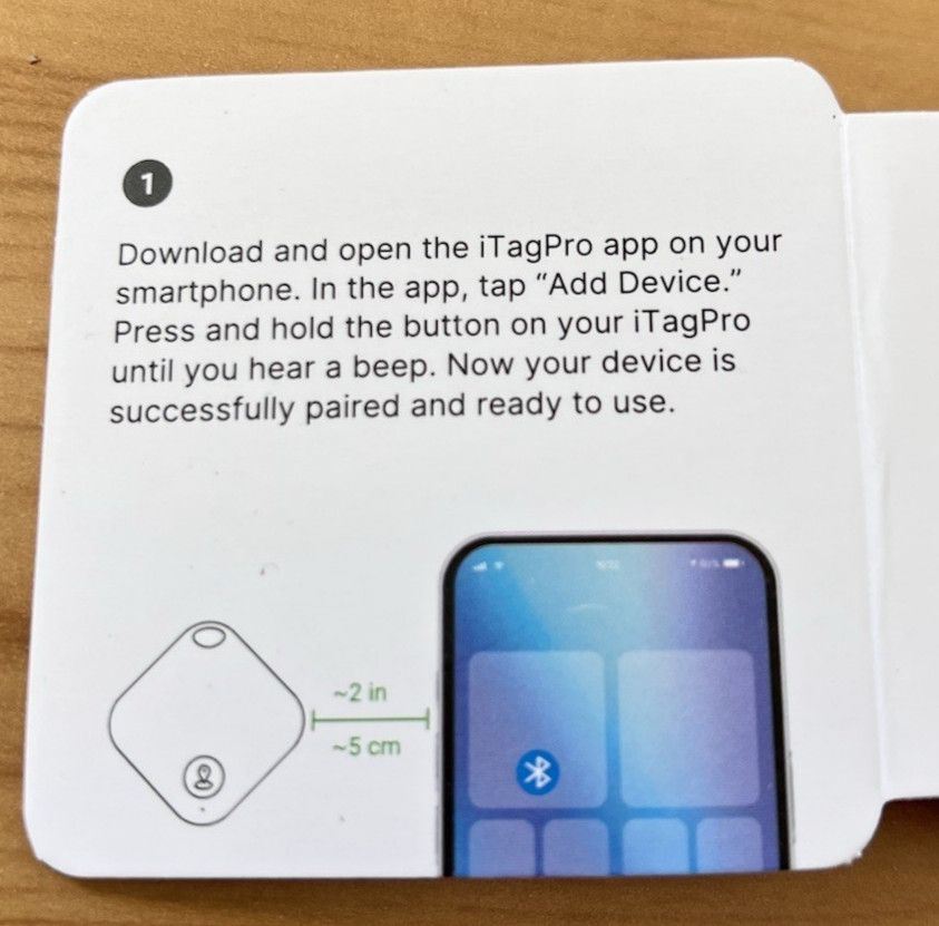 iTagPro Smart Air Tag for Android & Apple GPS Tracker Black New
