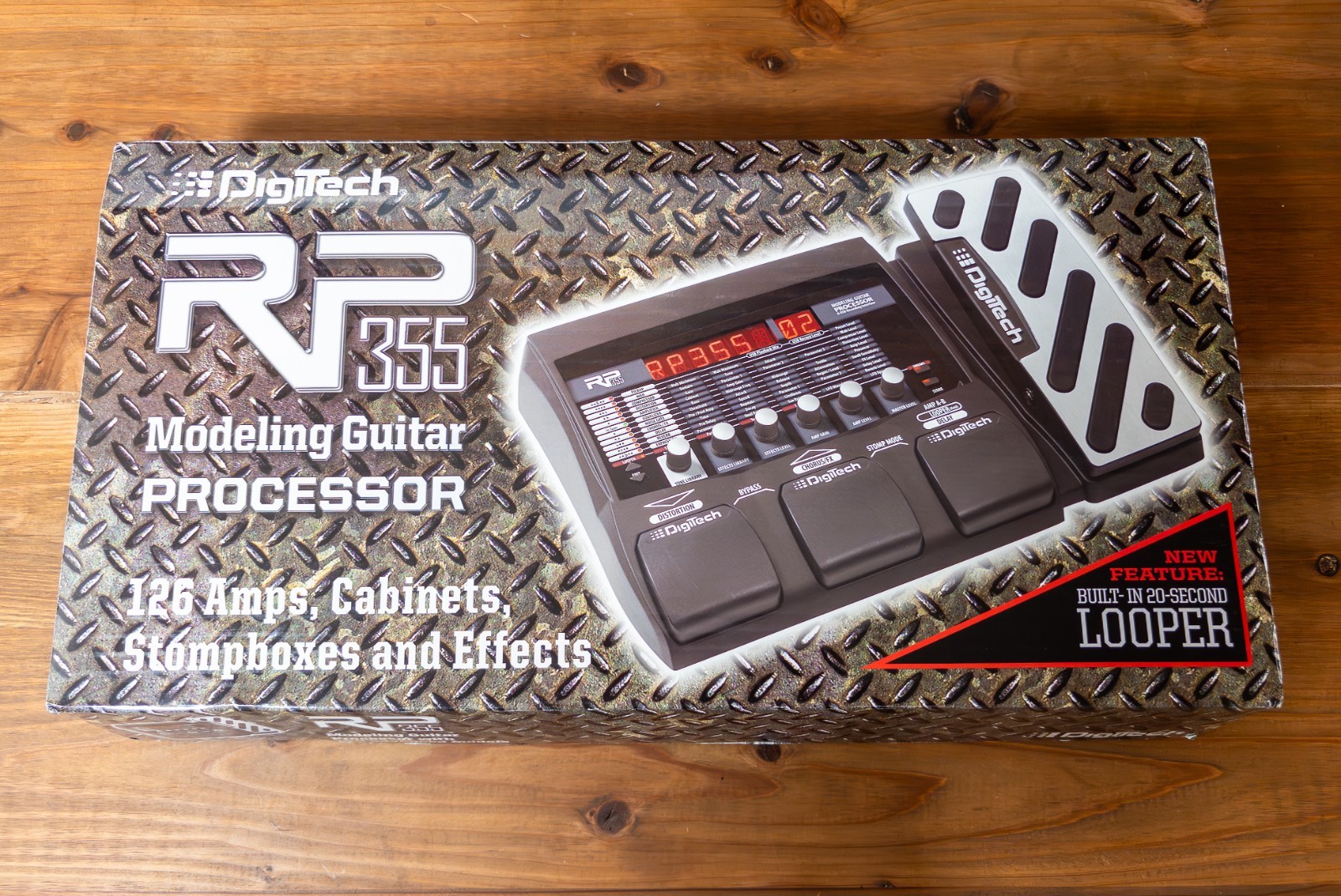 DigiTech RP355 Modeling Guitar Processor Multi Effects Pedal Tested w/ Box Japan