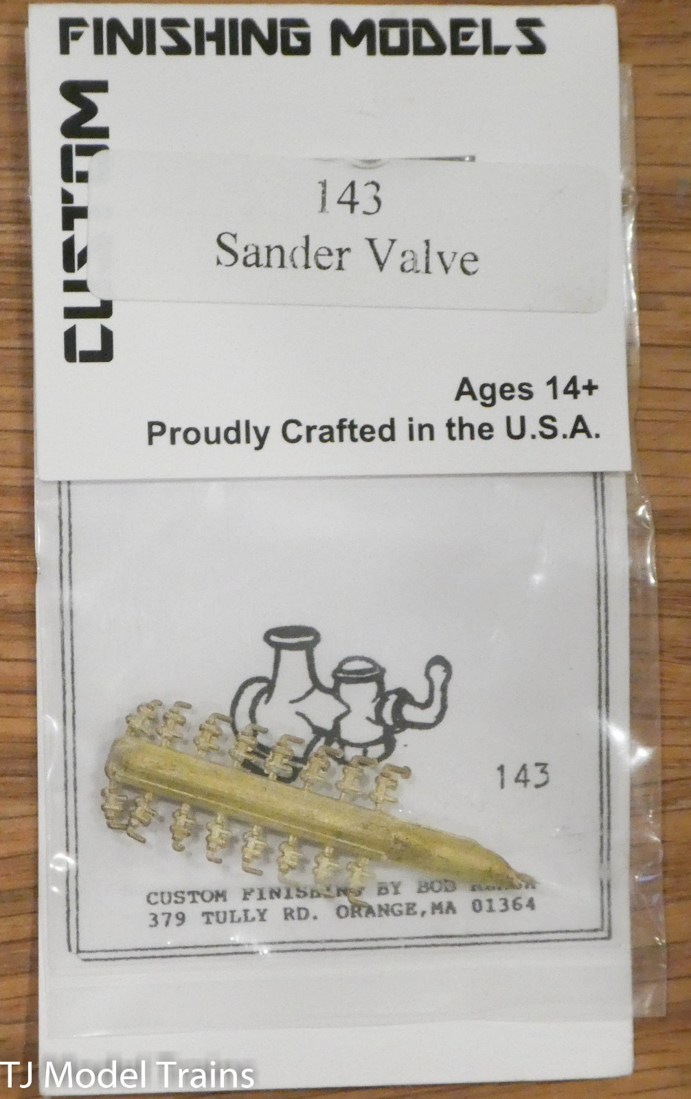 Custom Finishing HO #143 Steam Locomotive Valves -For Use w/Dome Fittings