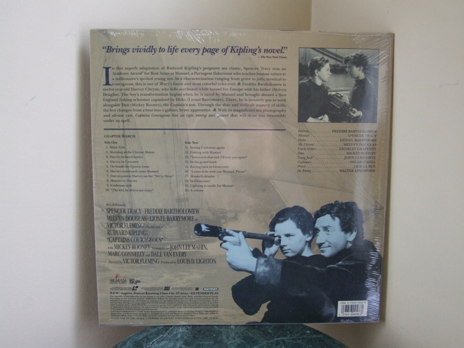 "Captains Courageous" Spencer Tracy Sealed Laserdisc