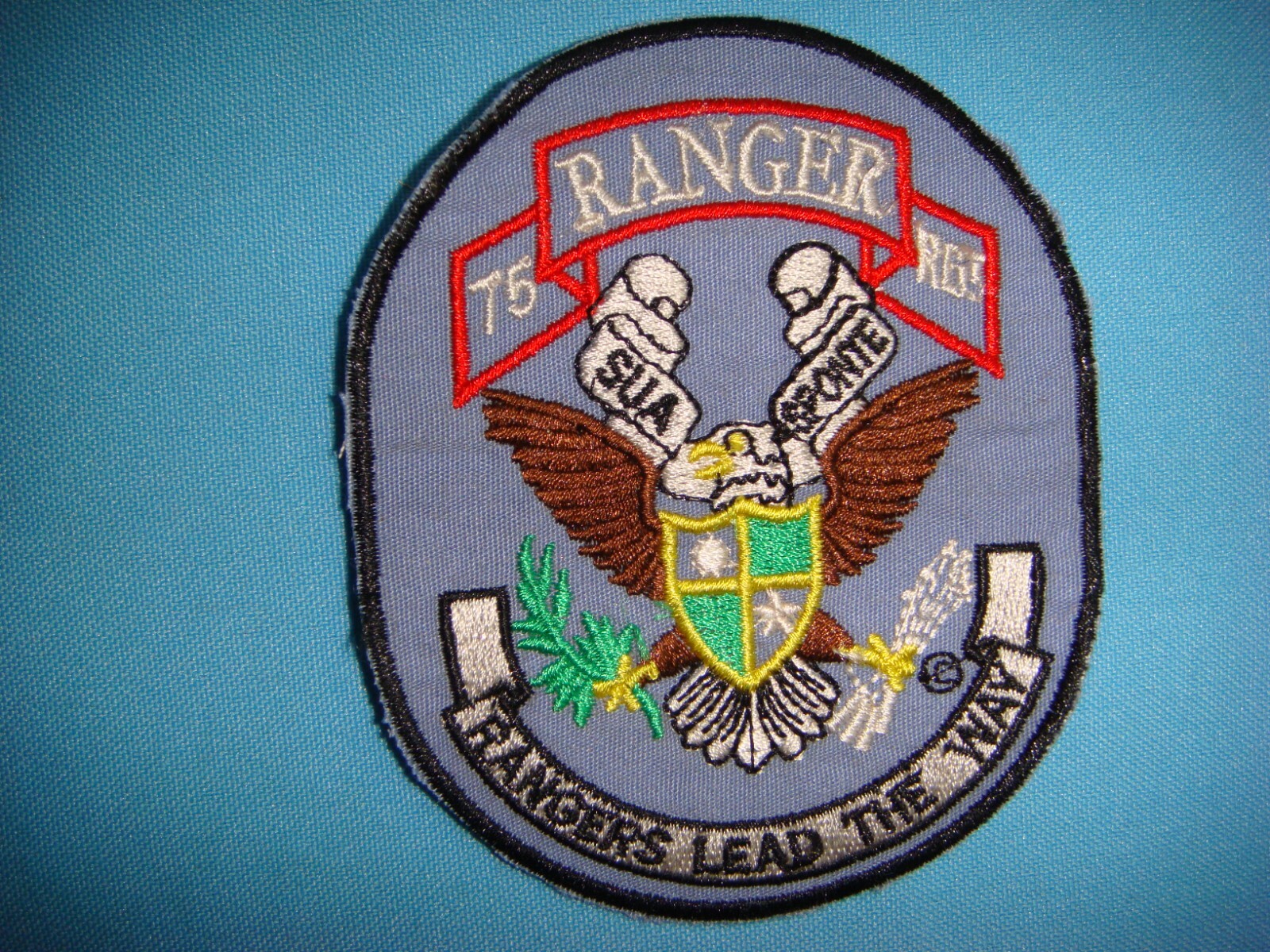PATCH US ARMY 75th RANGER REGIMENT RANGERS LEAD THE WAY