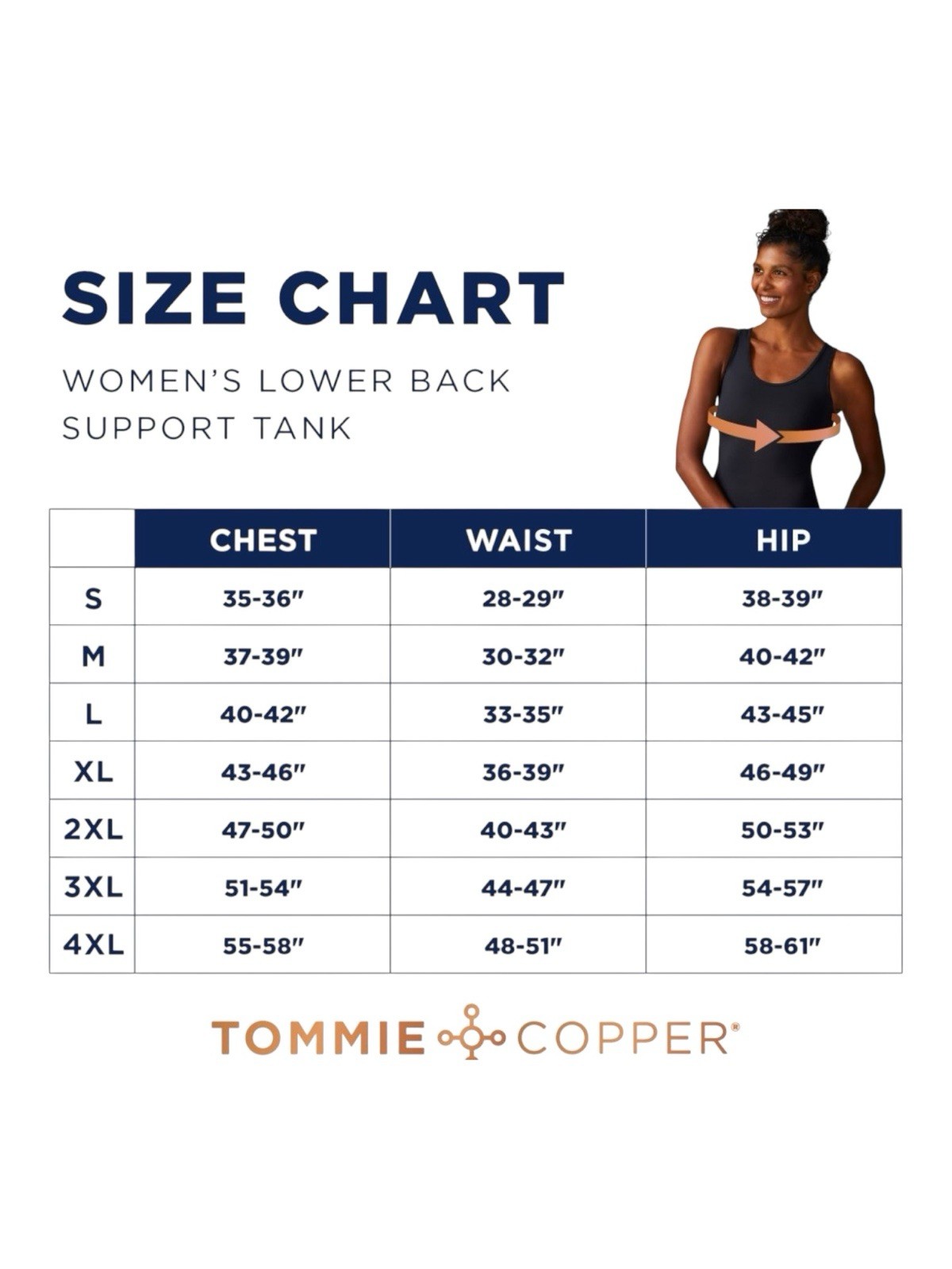 Tommie Copper Women’s NUDE Tank With Lower Back Support Size LARGE
