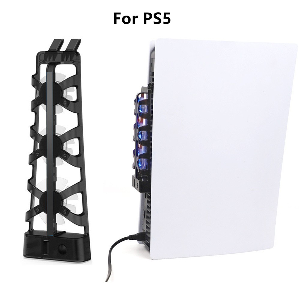 Console USB External Cooling 3 Fan Cooler For PS5 Console CFI-1000A CFI-1000B