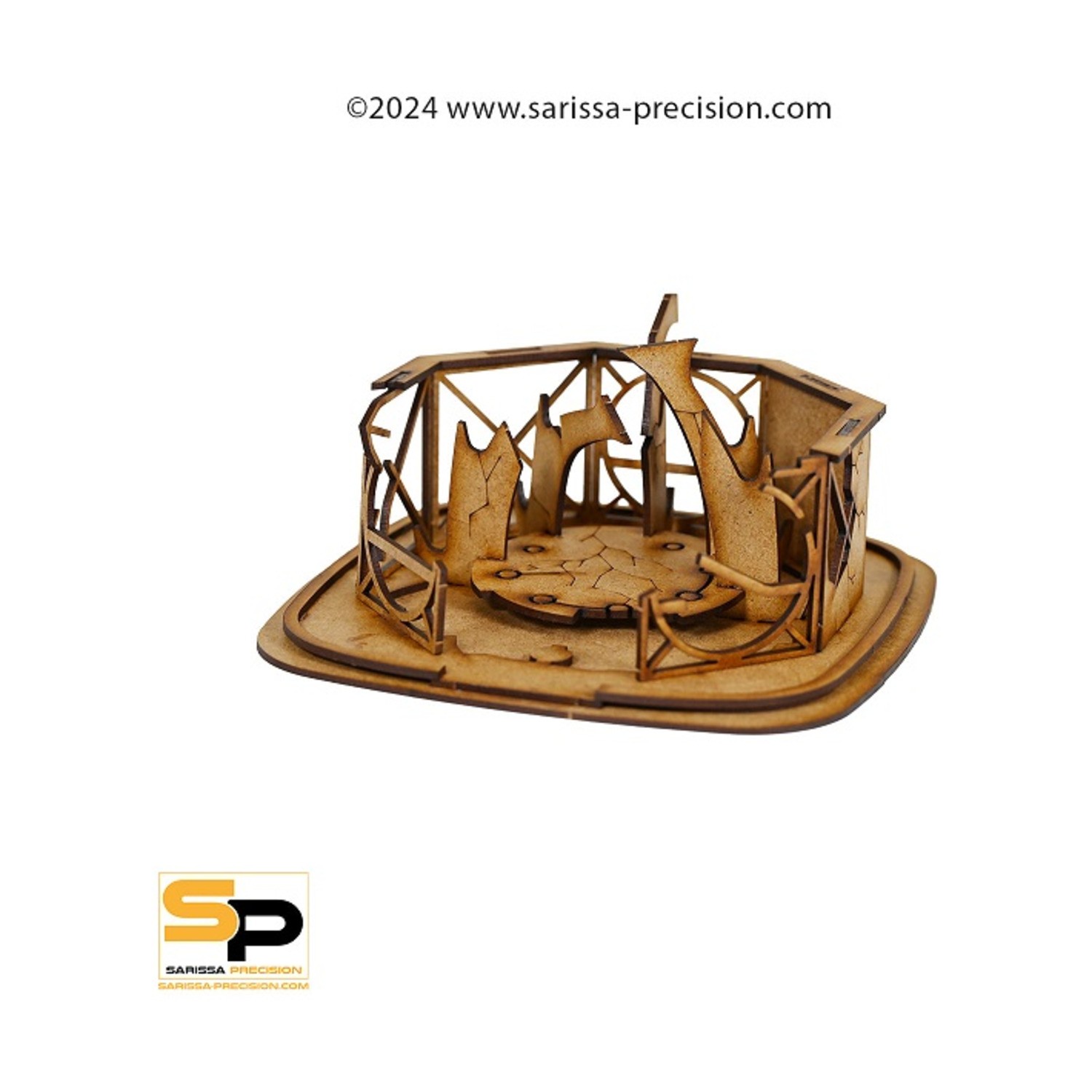 Sarissa Precision Ruined Stanchion Building #2 SW (New)