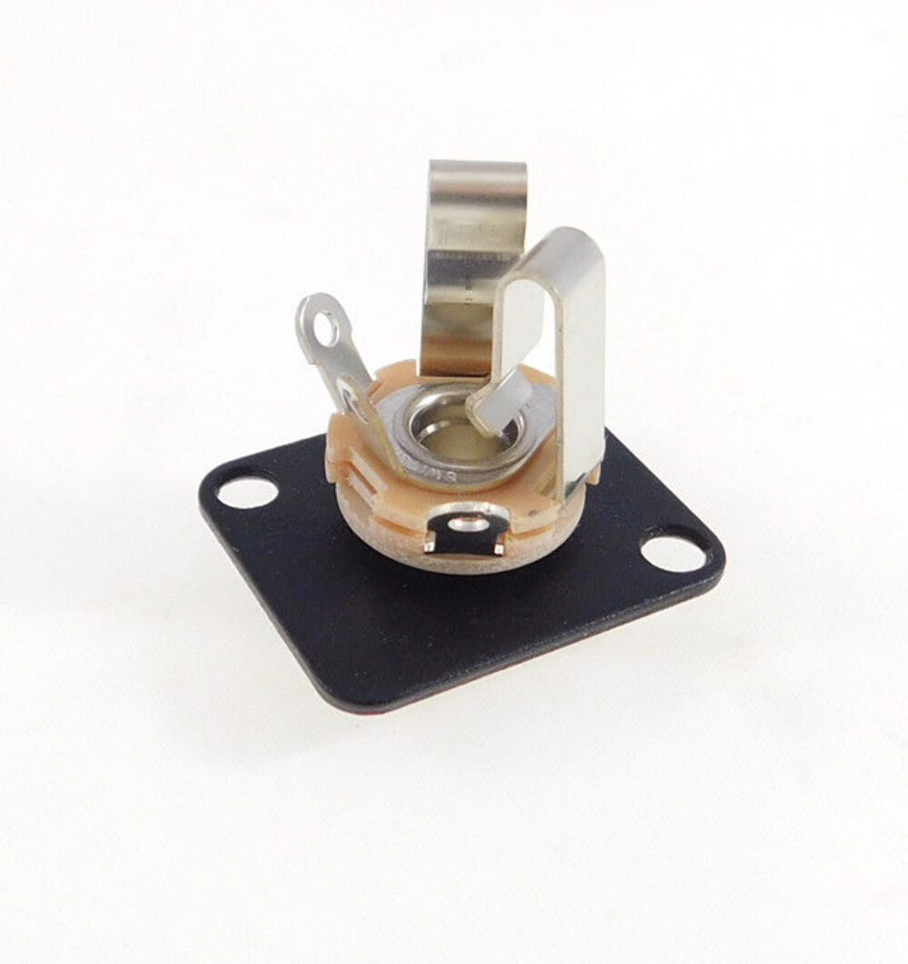 PROCRAFT D-12B D Type Panel Mount Plate w/ 1) Switchcraft #12B 1/4" TRS