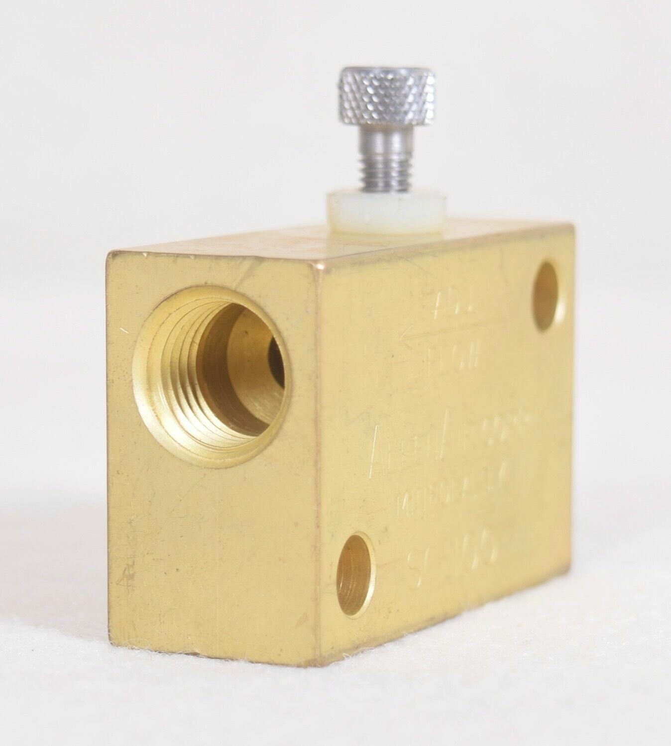 AllenAir Flow Control Brass Needle Valve SC-100
