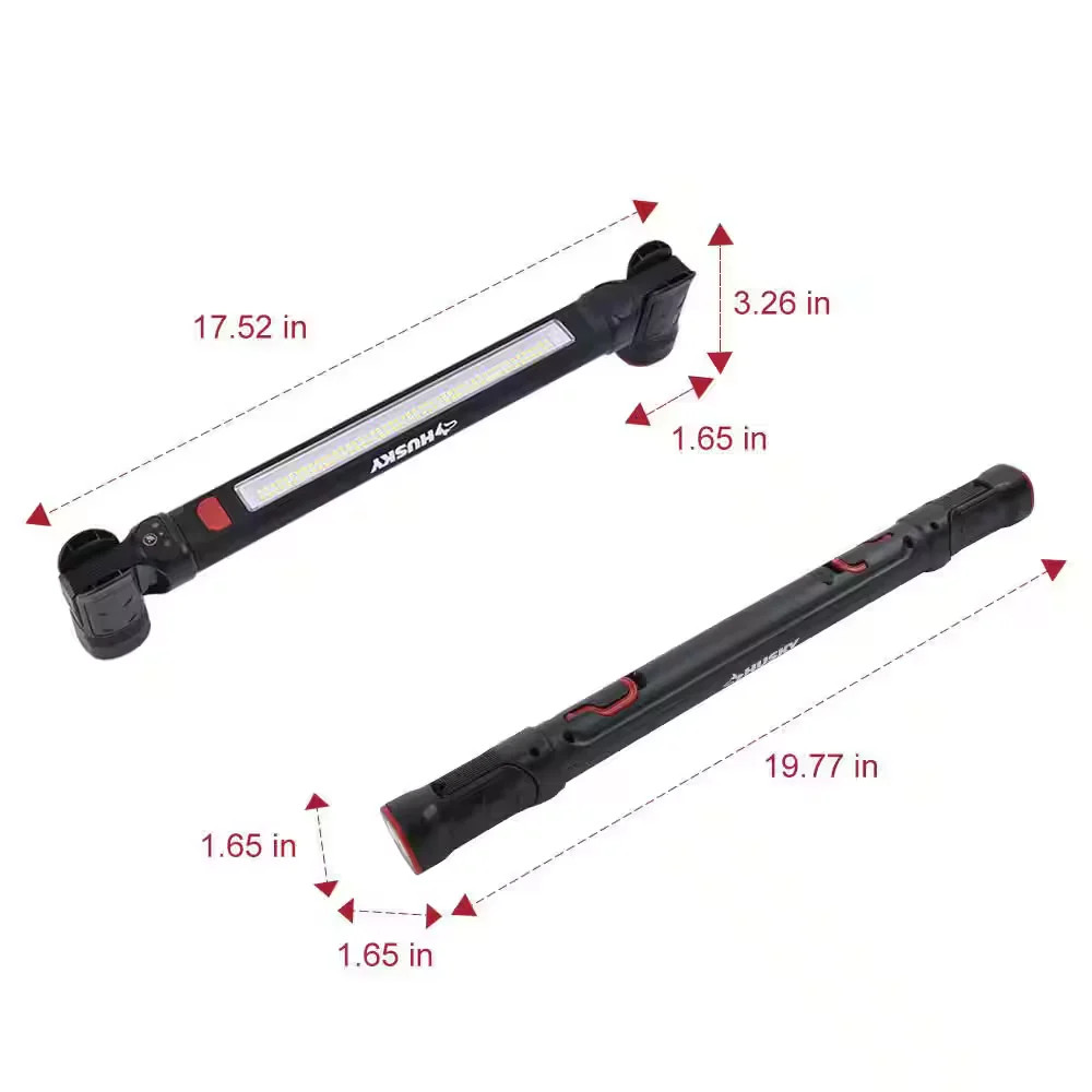 Husky LED Work Light Rechargeable 2500 Lumen Touchless Infrared Magnetic