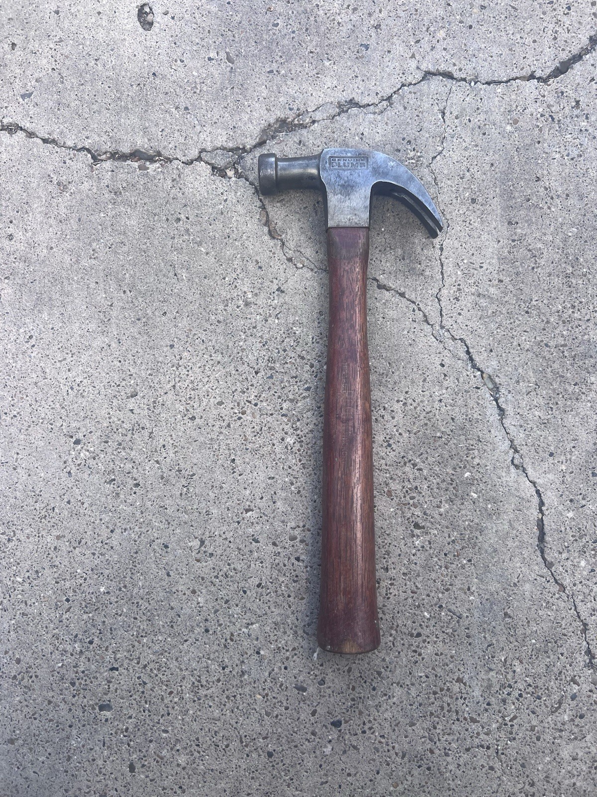 Vintage Genuine Plumb 1.3lb Original Plumb Screw and Handle