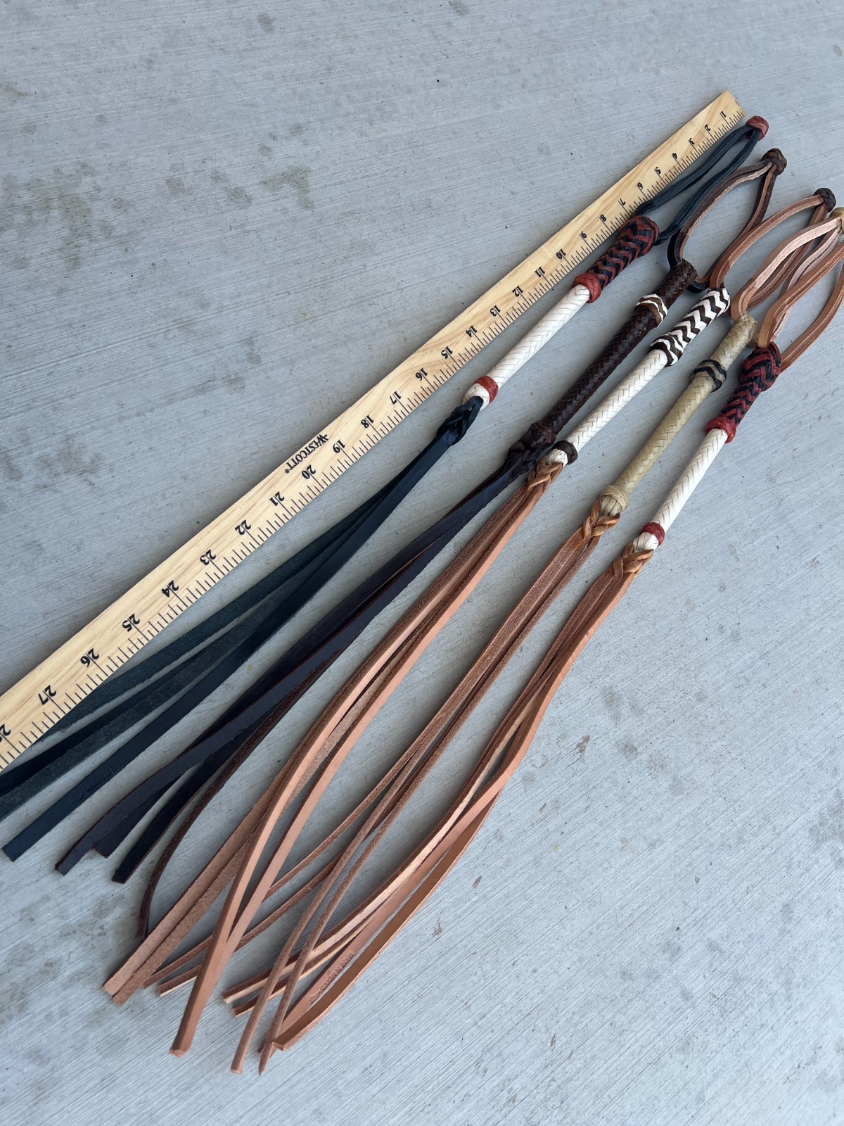 CHARRO SADDLE HORSE QUIRT, CHICOTE DE CUERO, CUARTA  PARA CABALLO, Equestrian