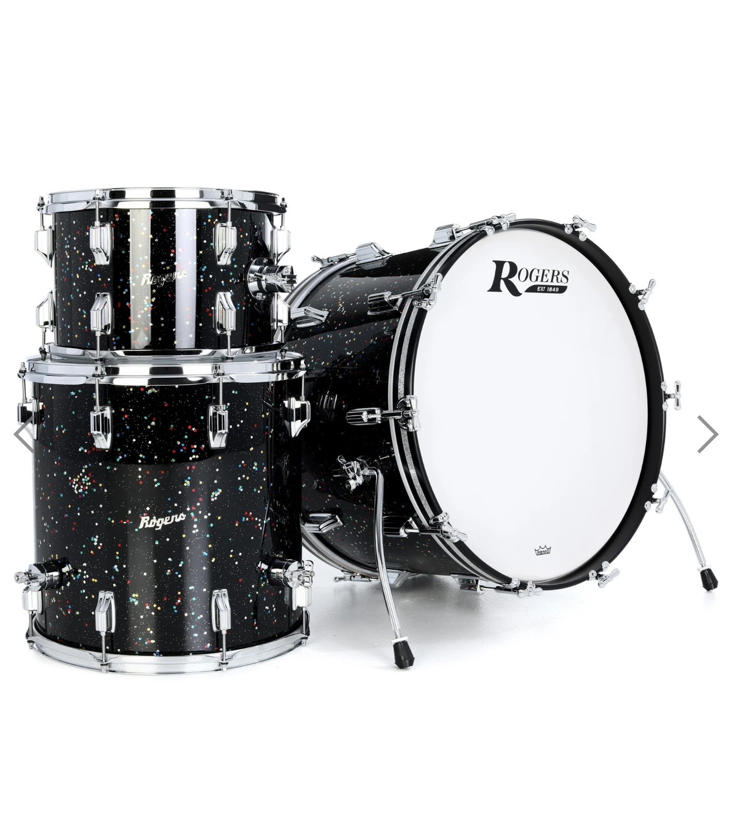 Rogers  Cleveland Mardi Gras 3pc Drum Set