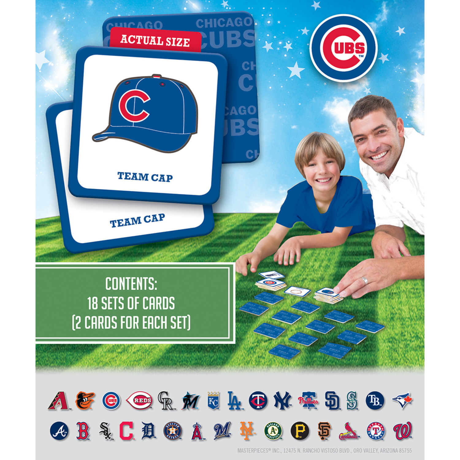 MasterPieces - Chicago Cubs - Officially Licensed MLB Matching Card Game