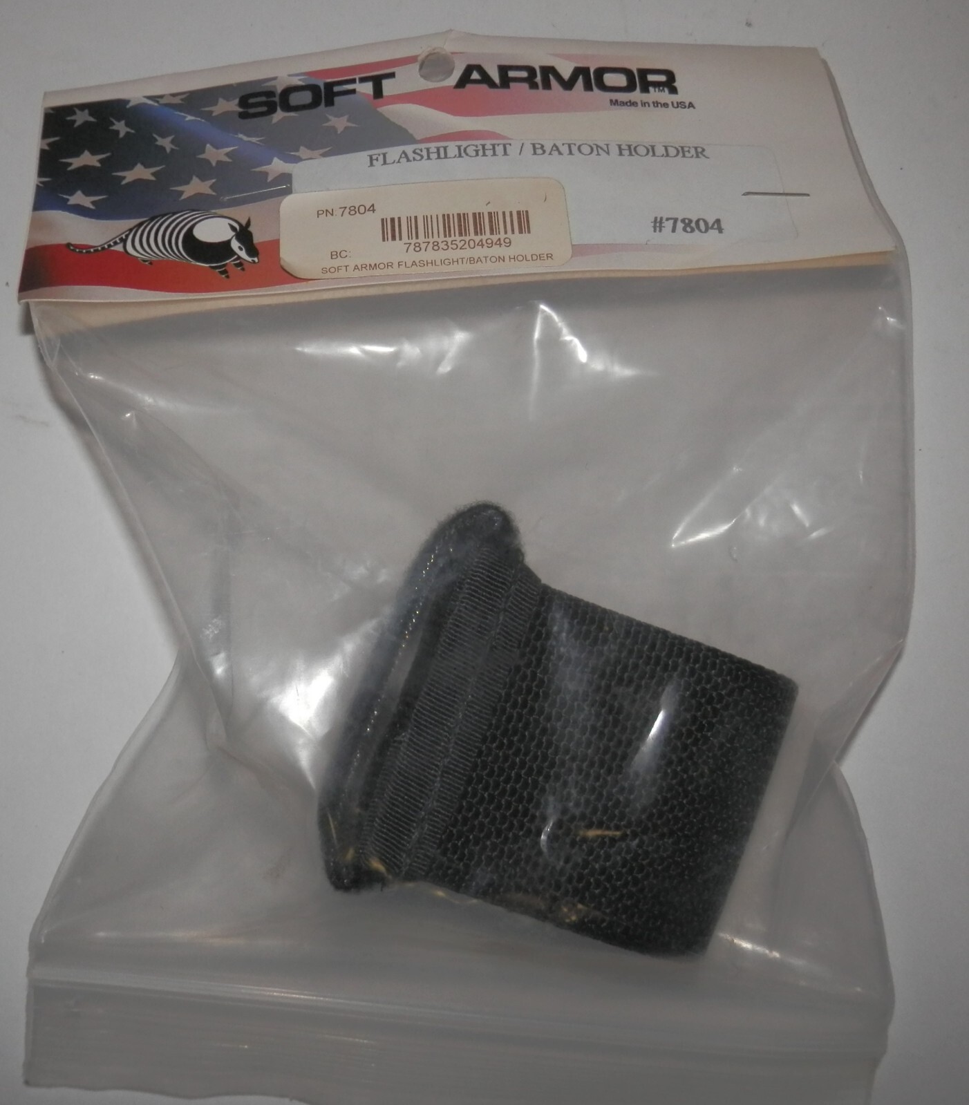 Soft Armor Flashlight / Baton Holder #7804 NIP (USA)