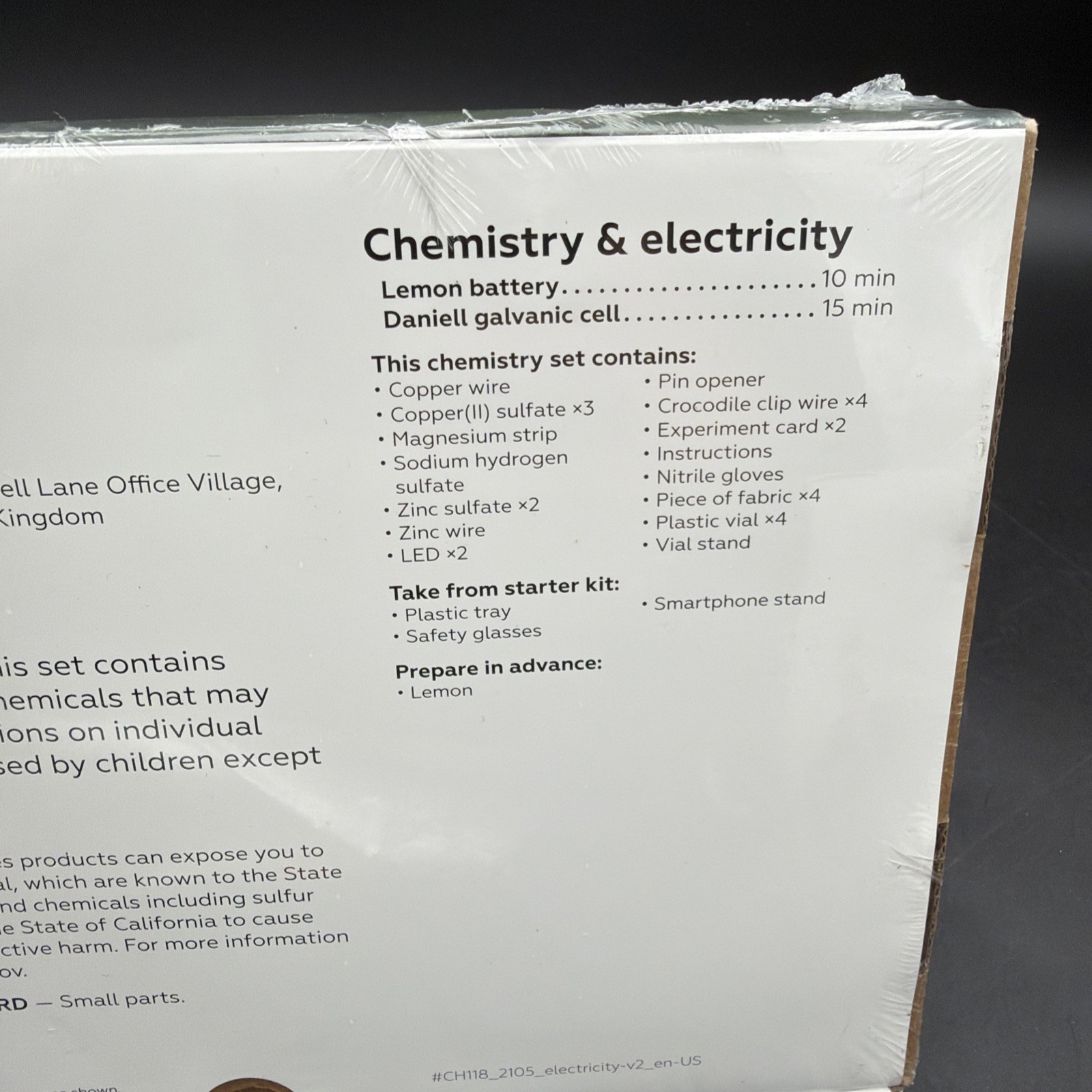 MEL Science Chemistry & Electricity Kit STEM Experiment 10+ - New