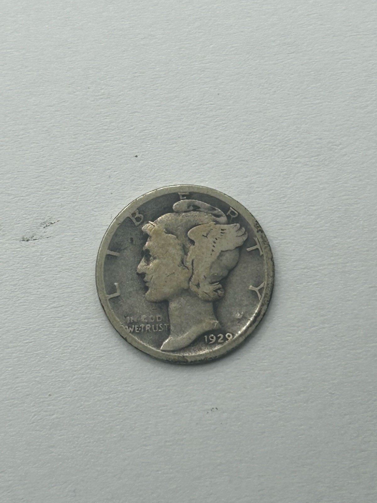 1929 Mercury Dime G+