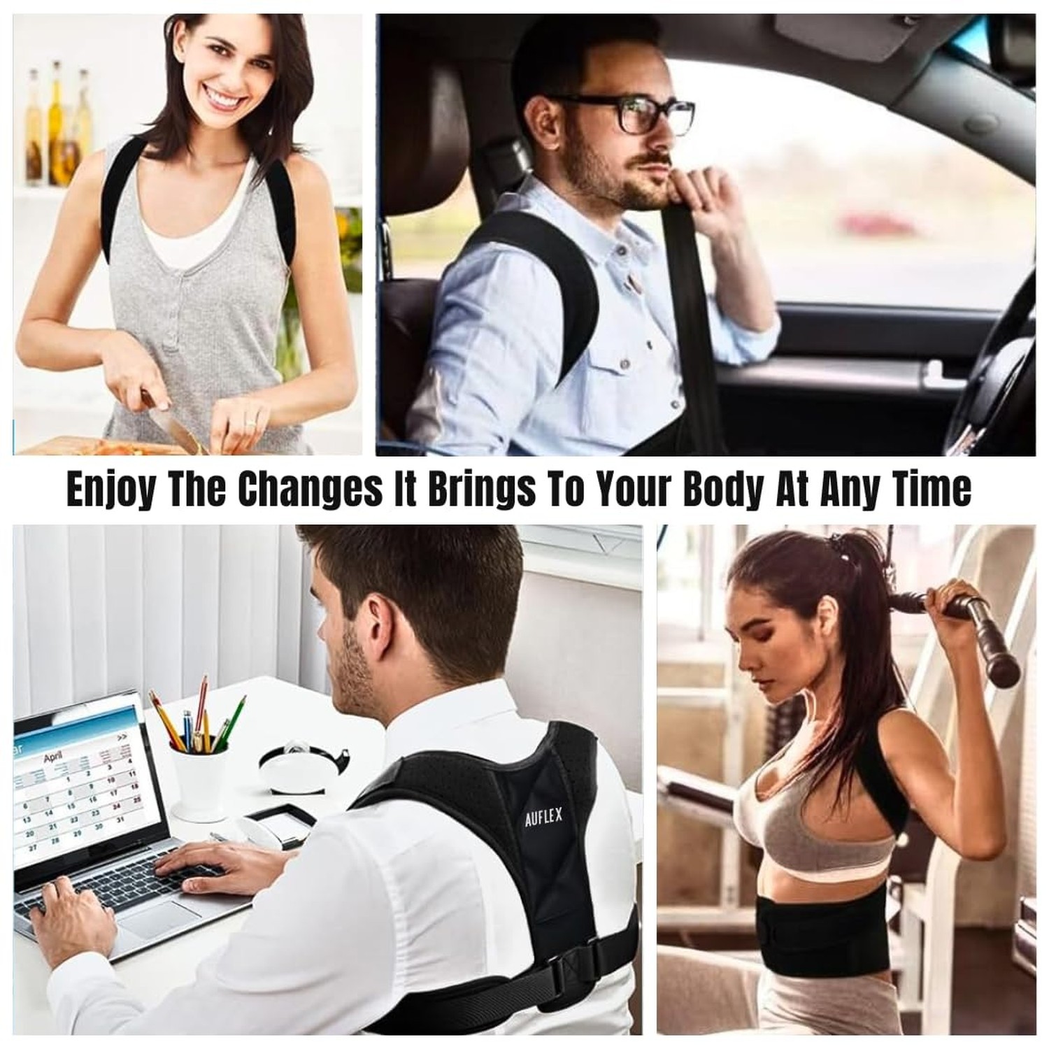 Posture Corrector for Men & Women – Back Brace Posture Corrector & Upper B