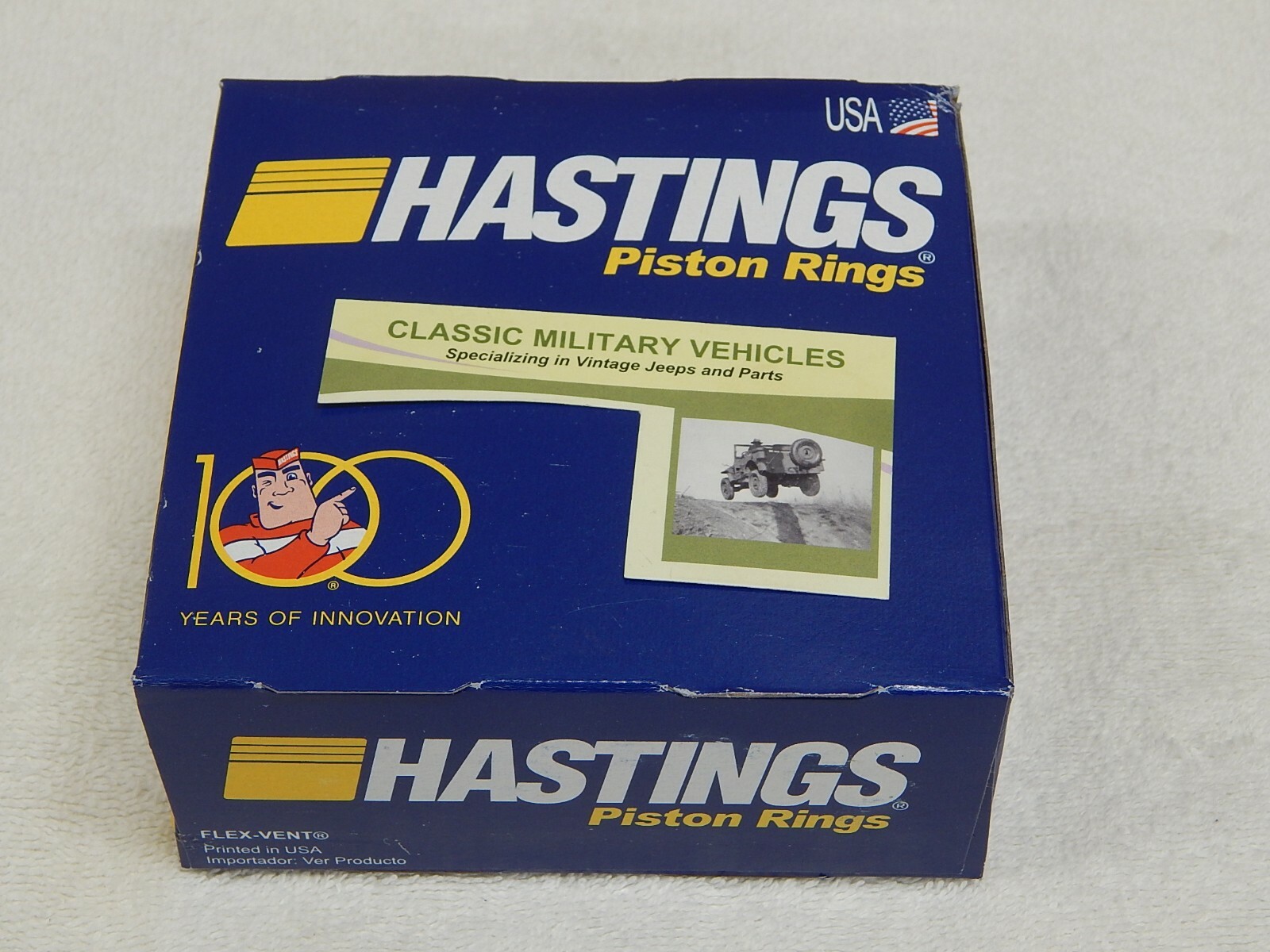 Willys CJ2A Piston Ring Set 020 Bore Size. L134 F134 MB M38A1 CJ3A CJ3B CJ5 Jeep