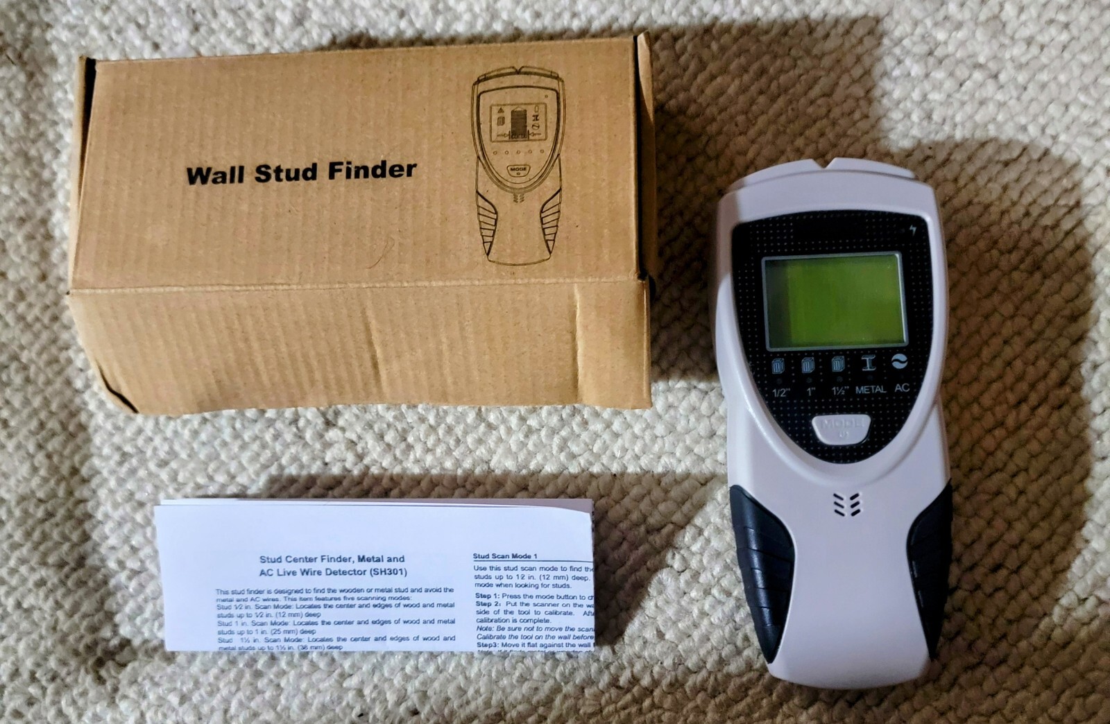 Stud Finder Wall Scanner 5 in 1 Stud Finder Tool with Intelligent Microprocessor