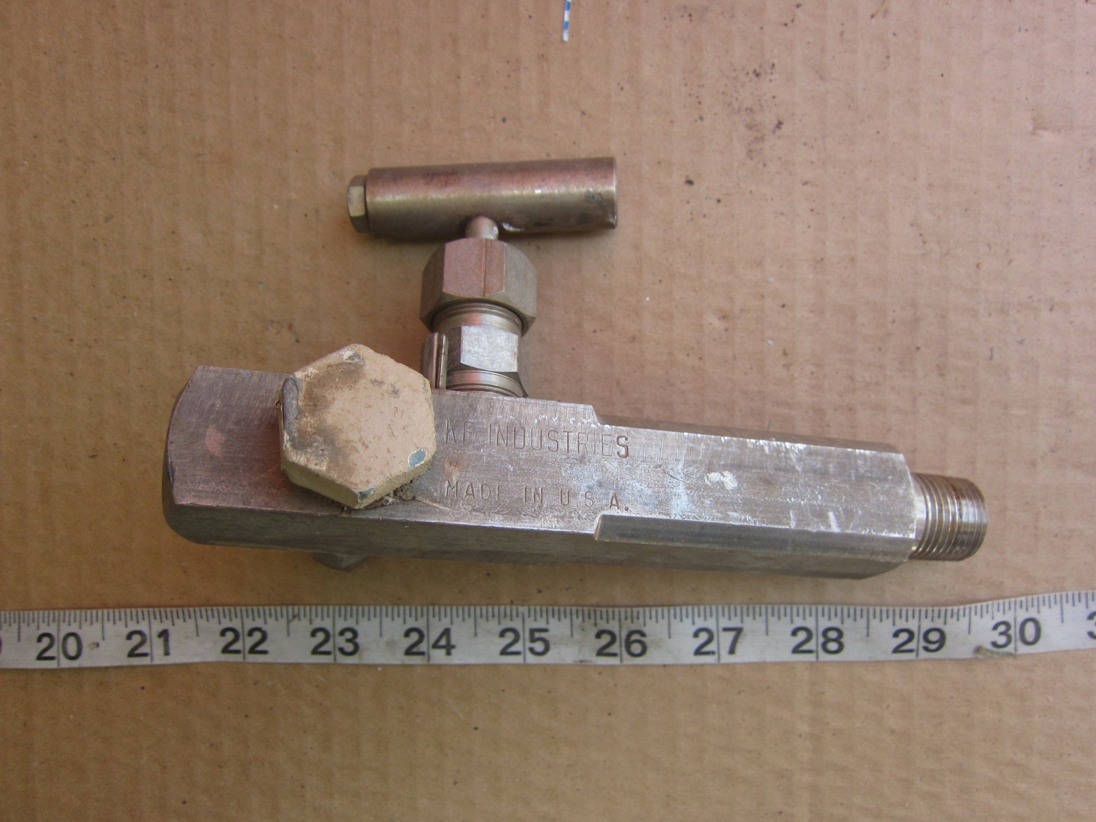 KF Industries 1/2SS 10000 Psi Needle Valve, Used