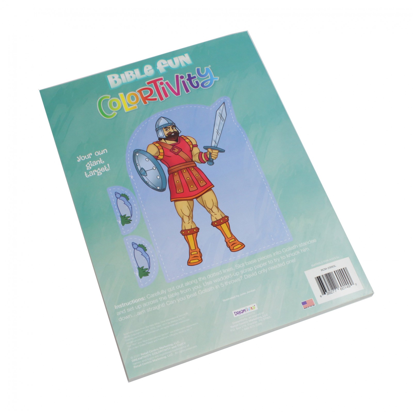 Colortivity Bible Fun Coloring Book with Activities for Kids 96pg 2pk Assorted