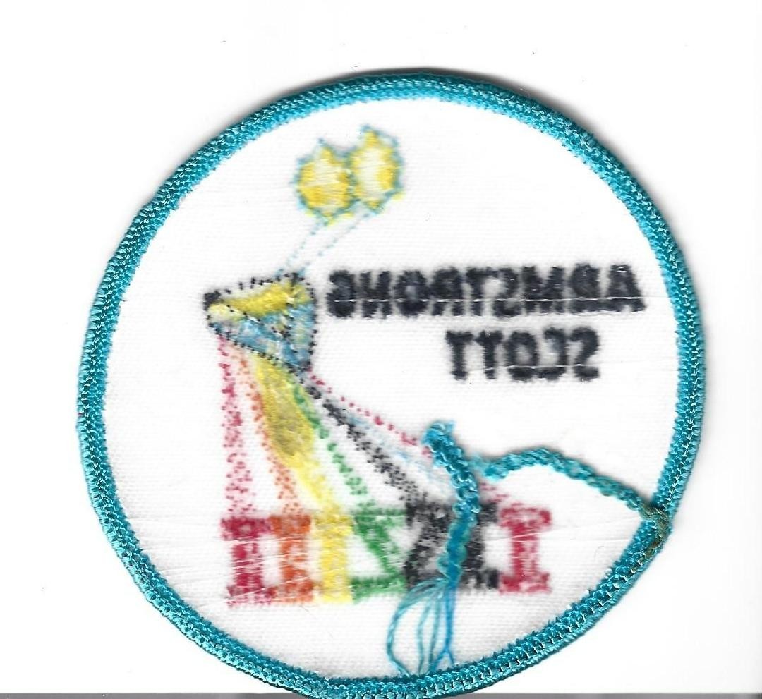 Vintage Nasa PATCH GEMINI VIII GEMINI 8 Space Mission 3" Patch Armstrong Scott
