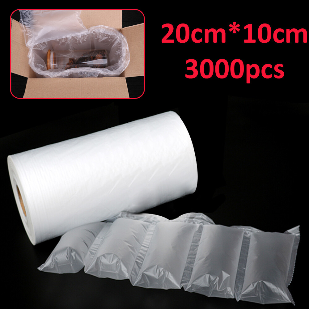 3000Pcs Air Pillow for Machine Bag Film 20*10cm Cushion Bubble USA