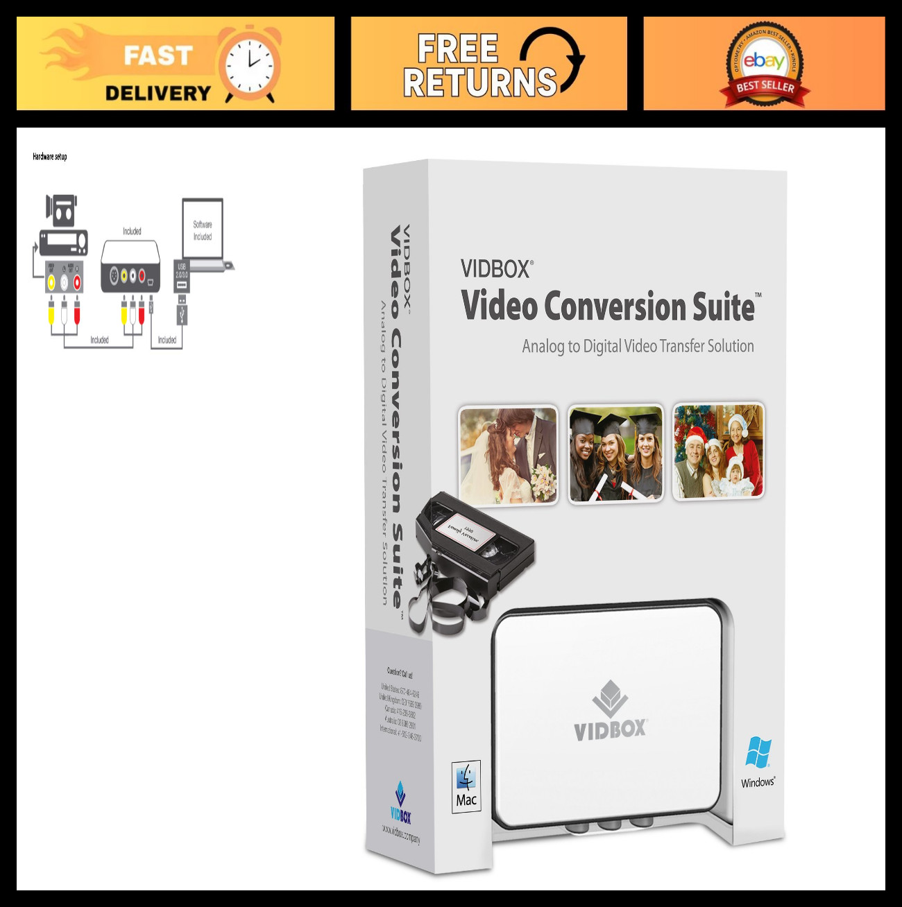 Video Conversion Suite - Capture, Edit & Convert Videos to Digital Format
