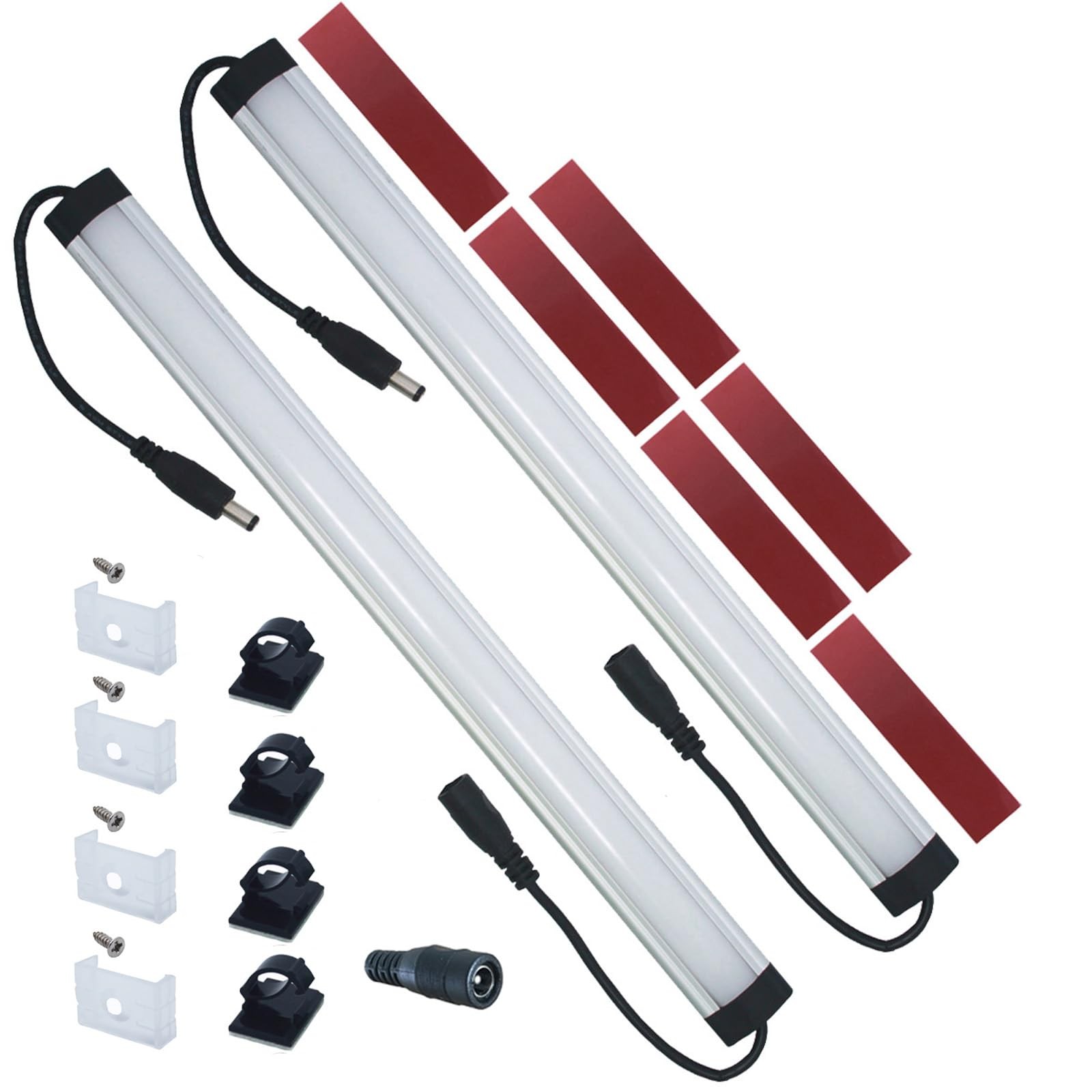2 PCS Under Cabinet Lighting Bars 12VDC 5000K Daylight White LL008 Series
