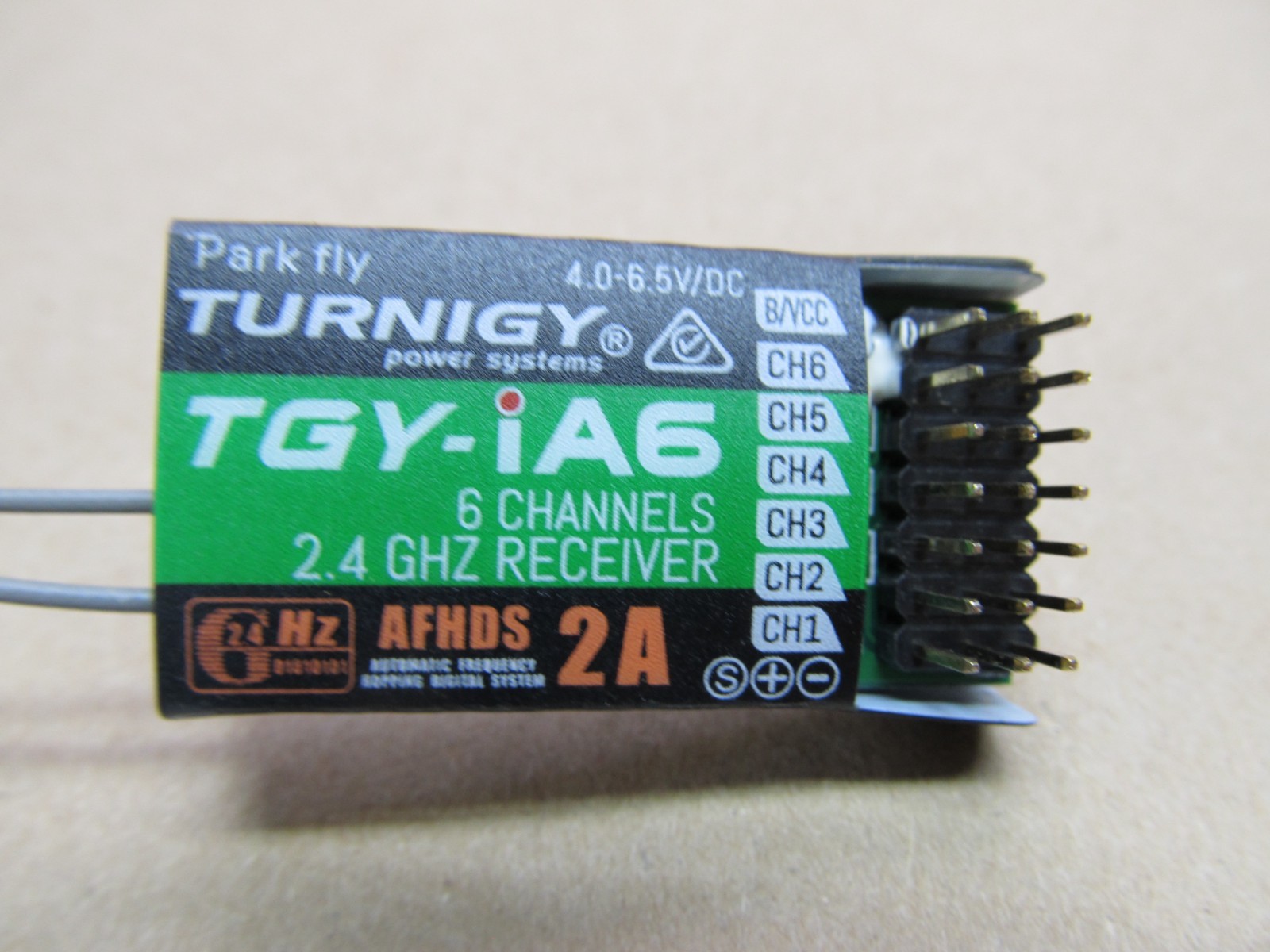 Park fly - Turnigy Power Systems Six Channel Receiver