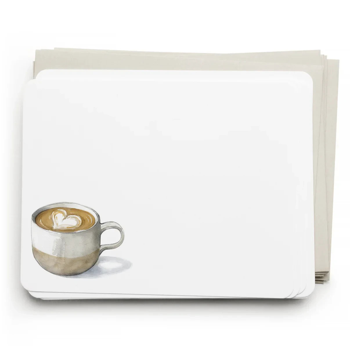E. Frances - Latte Love Flat Notes, Box of 8
