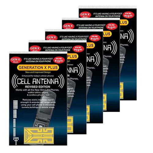 5 Internal Antenna Signal Reception Booster for iPhone / Android Cell Phone HOT!