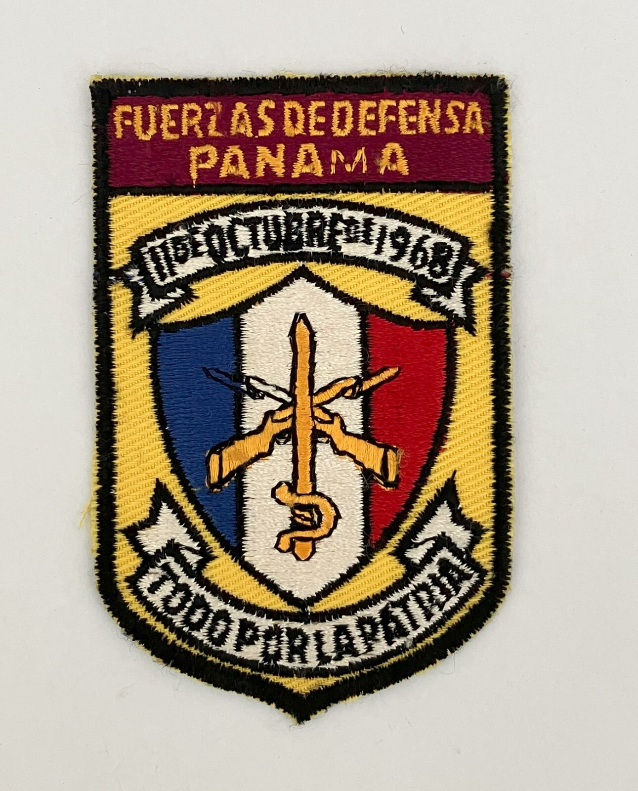 Panama Defense Force cloth shoulder patch insignia