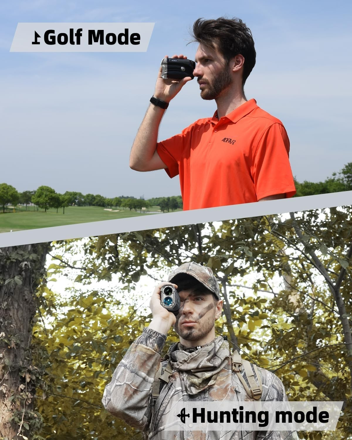 High Precision GX-2S Golf & Hunting Rangefinder - Flag-Lock & Angle Switch