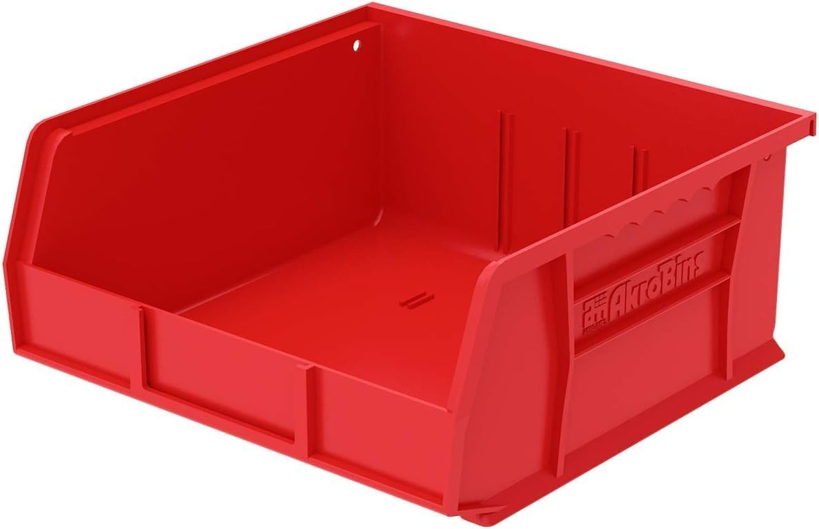 30235 Akrobins Plastic Storage Bins, Space-Saving Stackable Bins for Garage, Pan