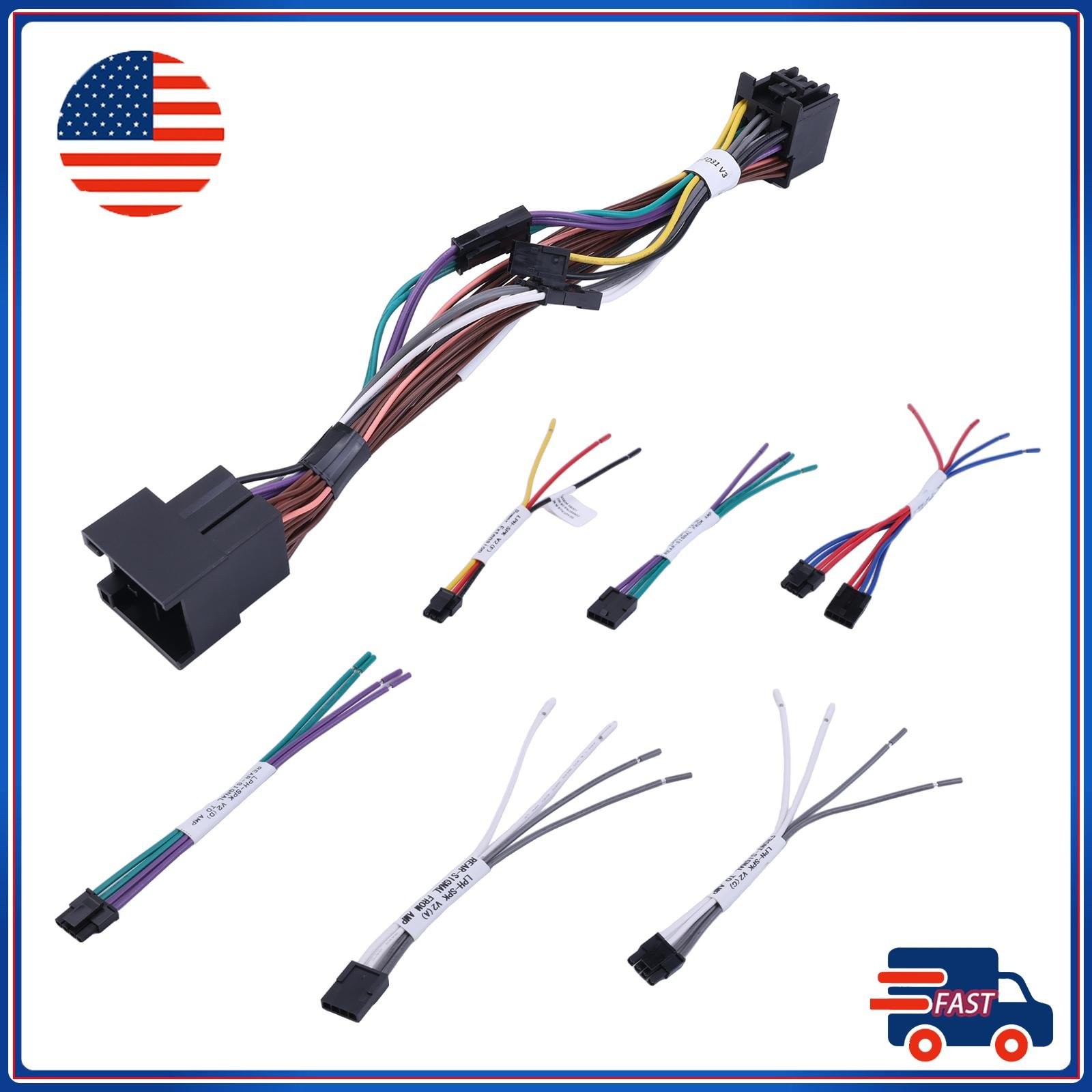 T-Harness LPHFD31 For Adding Amp Loc Or DSP For Ford 2018-Up