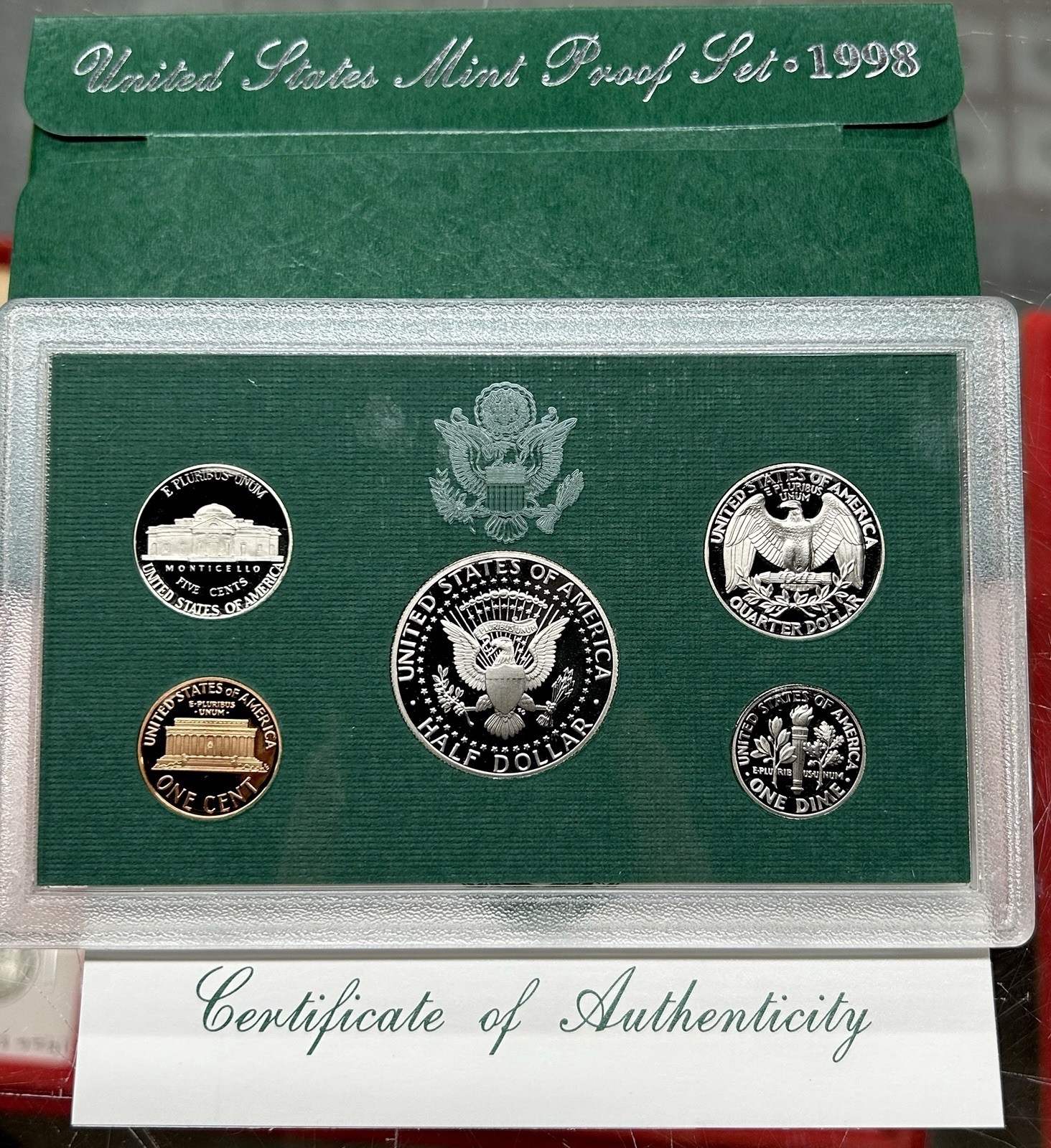 1998 United States Proof Set w/OGP