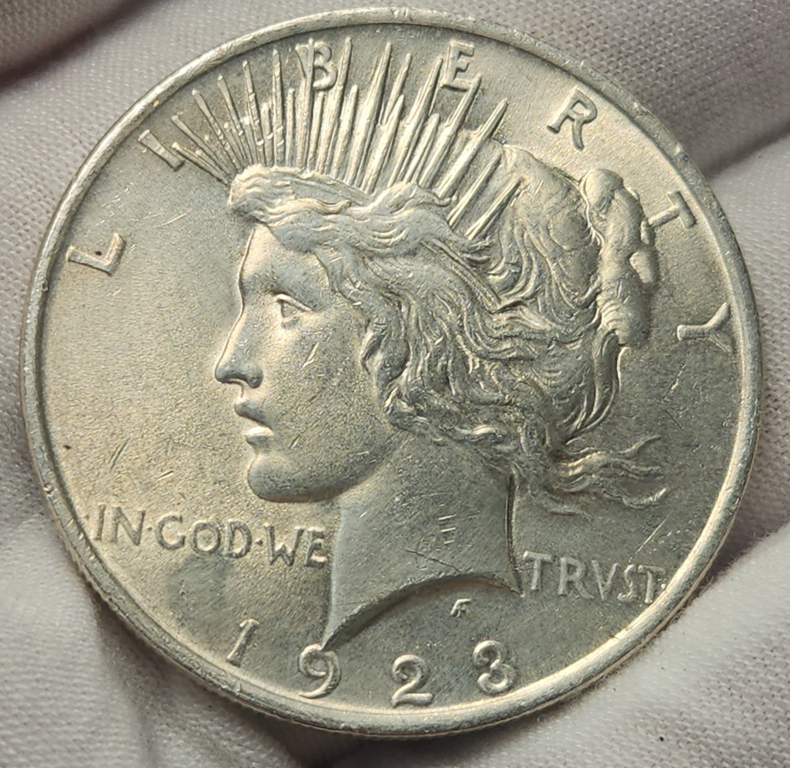 1923 P Peace Silver Dollar $1 US Coin Choice BU Uncirculated P23Db2