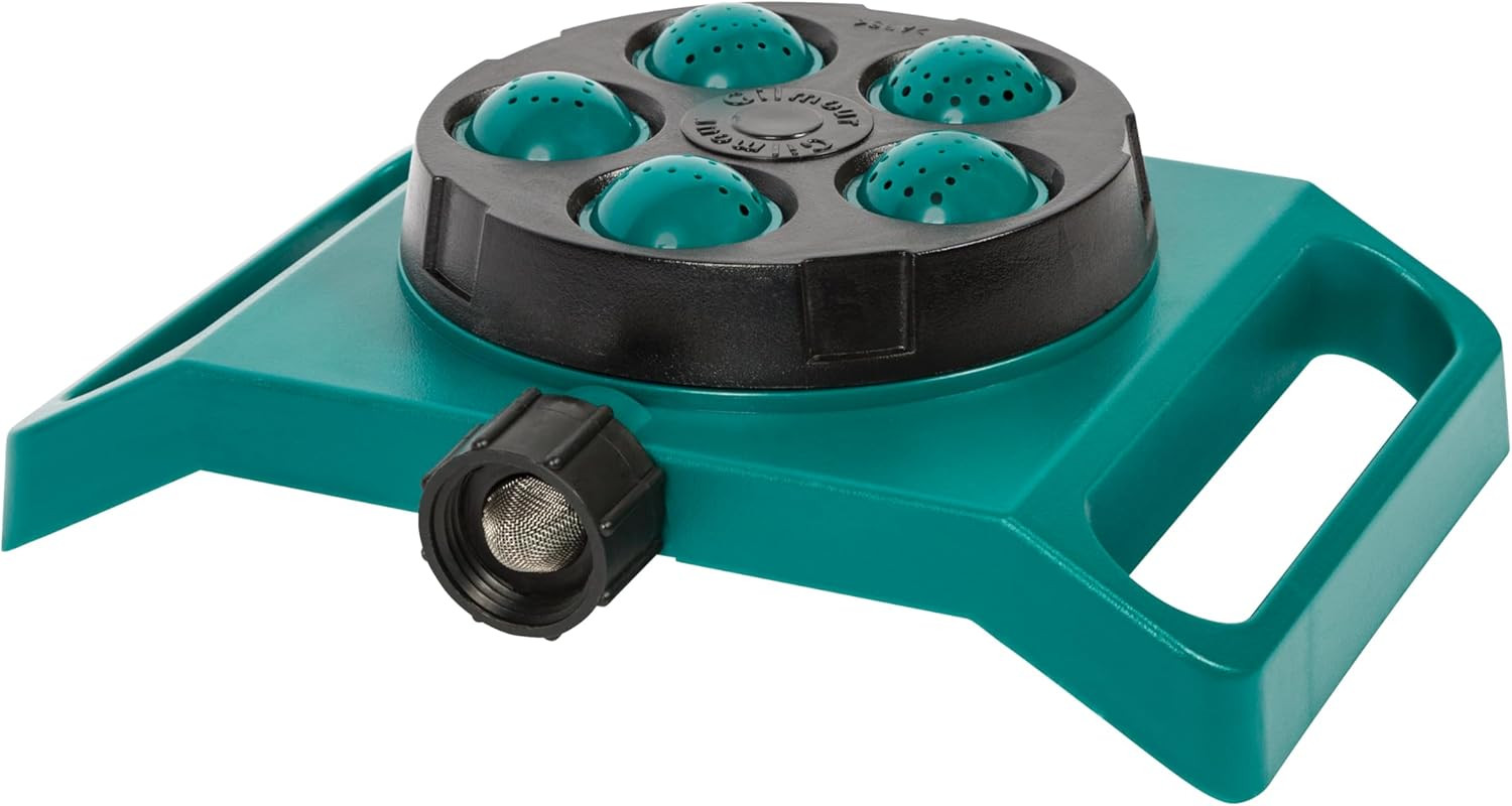 Gilmour Adjustable 5 Pattern Spot Sprinkler, Multi Pattern Sprinkler Head for Ta
