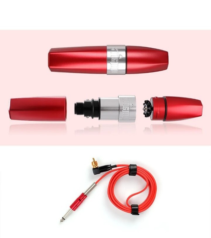 Stigma Rotary Tattoo Machine Professional Pen Lipstick Red