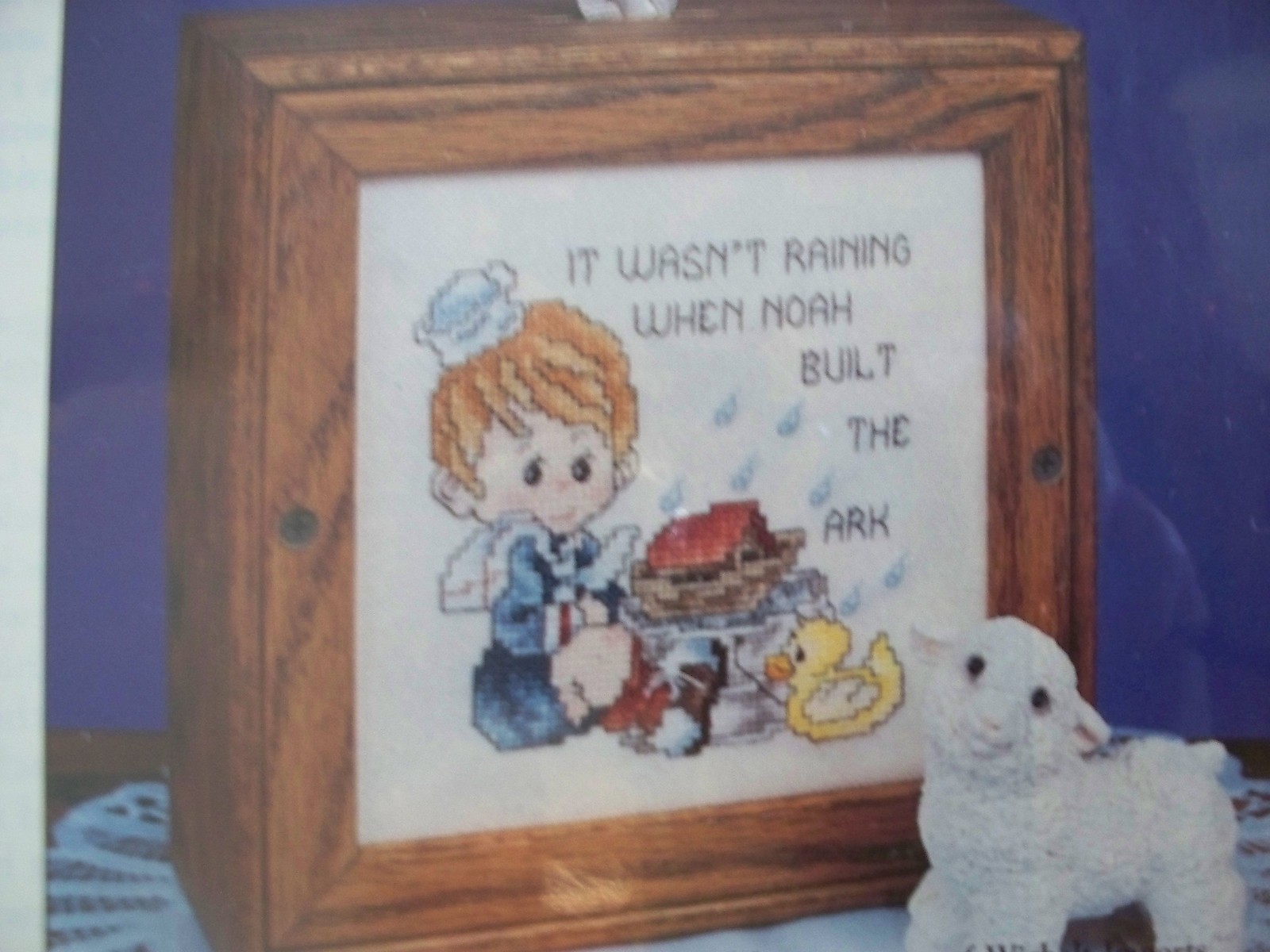 Little Ark Noah Nursery Ornament Design OOP Cross Stitch PATTERN (Y)