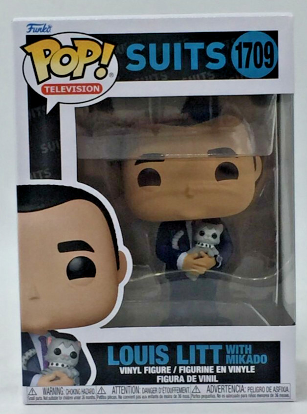 Funko Pop! Television Suits Louis Litt With Mikado #1709 With Pop Protector