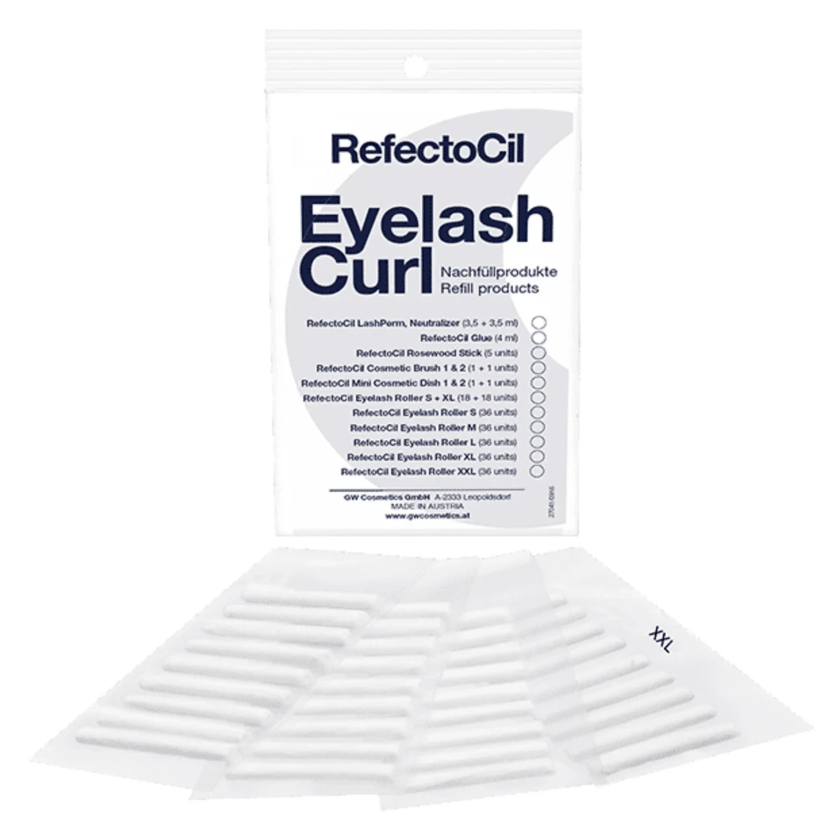 RefectoCil Eyelash Curl/Lift Roller Small 36 Pack