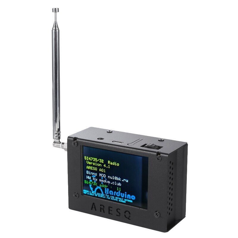 Si4732 Mini Full Band Radio Receiver FM LW MW SW-SSB with 2.8" Touch Screen