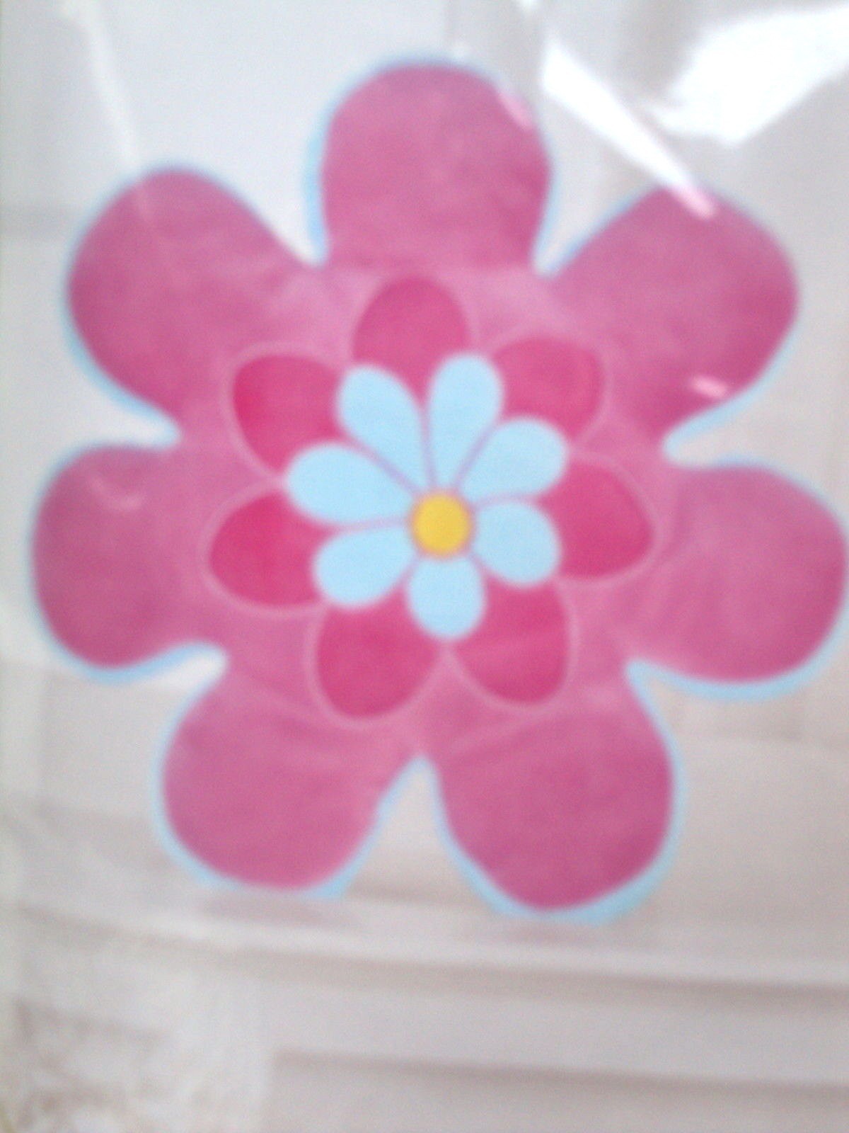 Children's Child Pillow Case Pink Flower, NEW