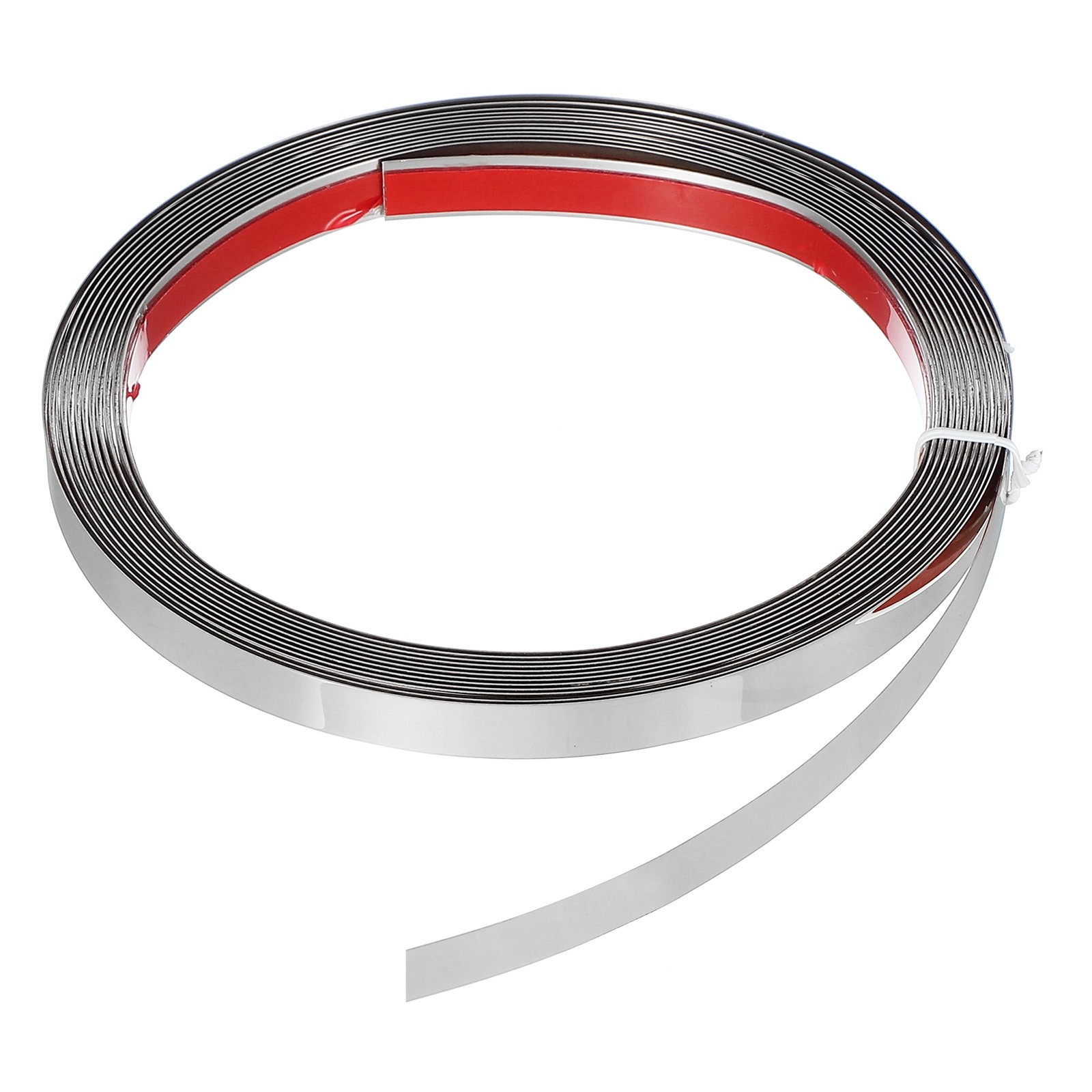 Metal Wall Trim 13.1ft x 0.39" Peel and Stick Stainless Steel Trim, Silver