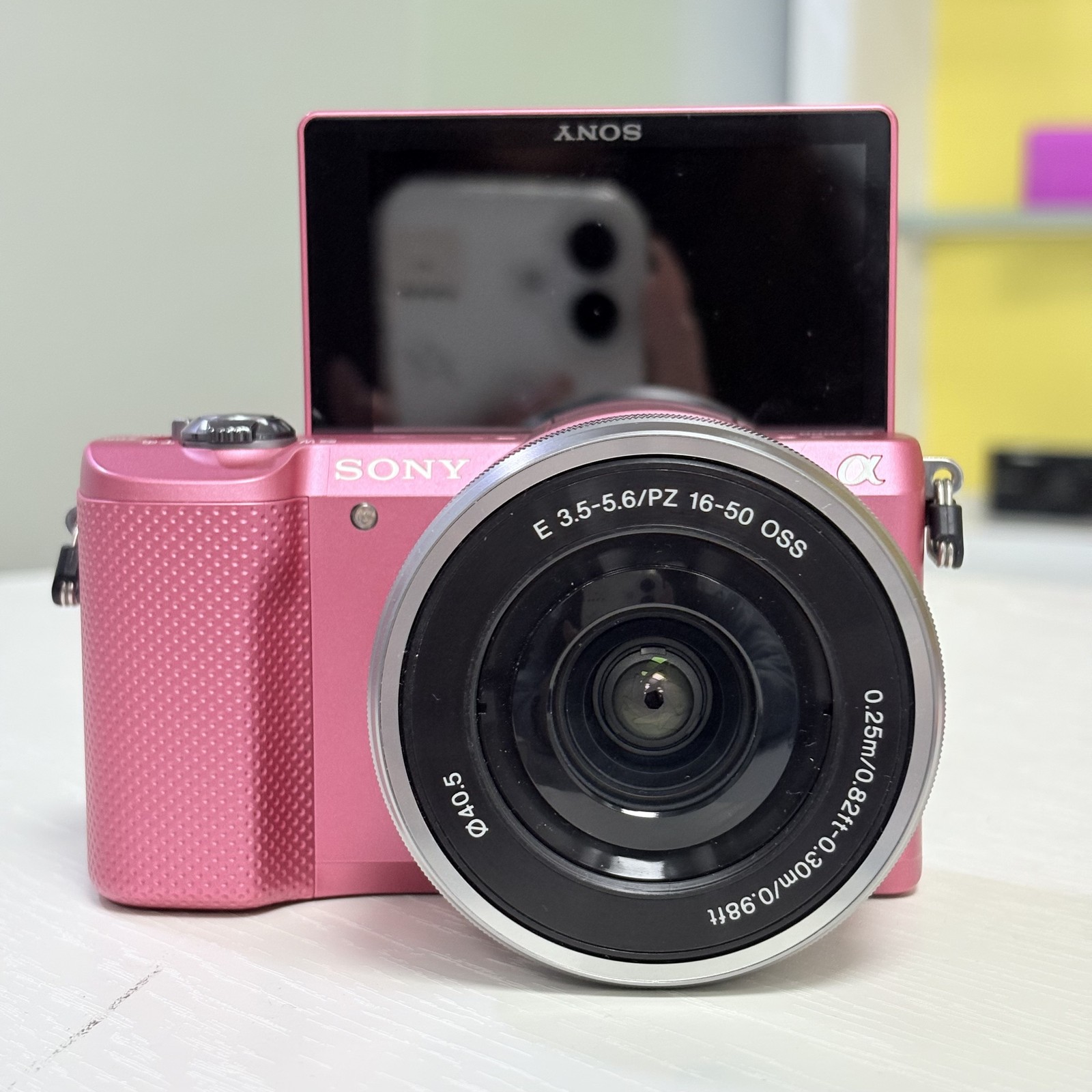 Sony Alpha a5000 Mirrorless Digital Camera +16-50mm Lens English PINK